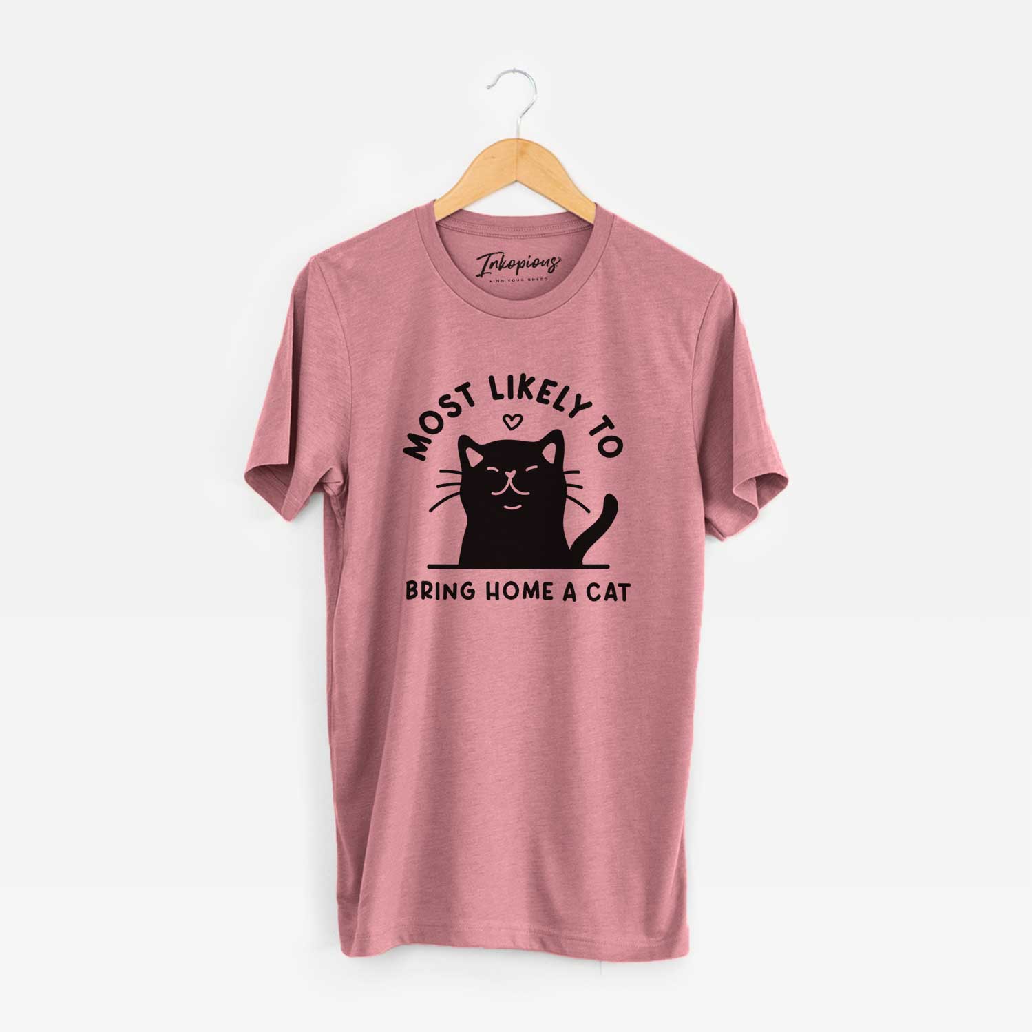 Most Likely to Bring Home a Cat - Black - Unisex Crewneck