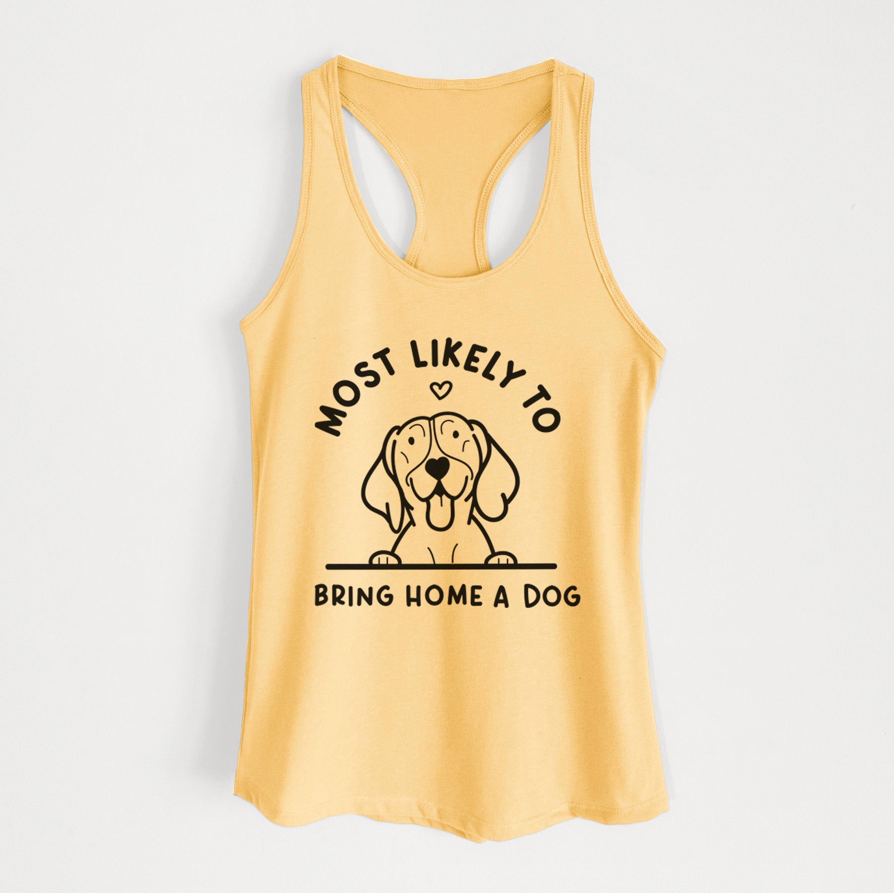 Most Likely to Bring Home a Dog - German Shorthaired Pointer - Women's Racerback Tanktop