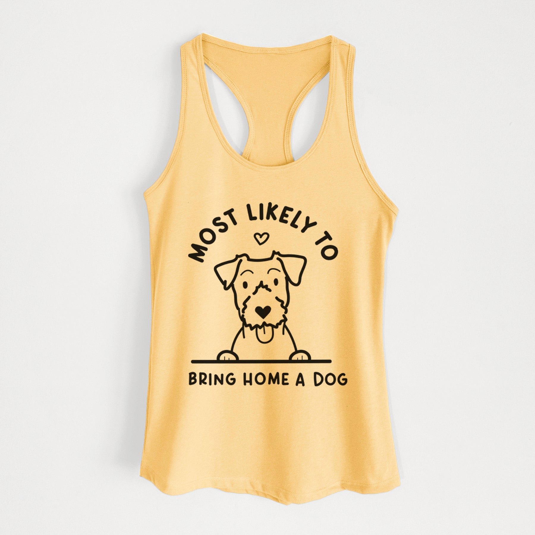 Most Likely to Bring Home a Dog - Jack Russell - Women's Racerback Tanktop