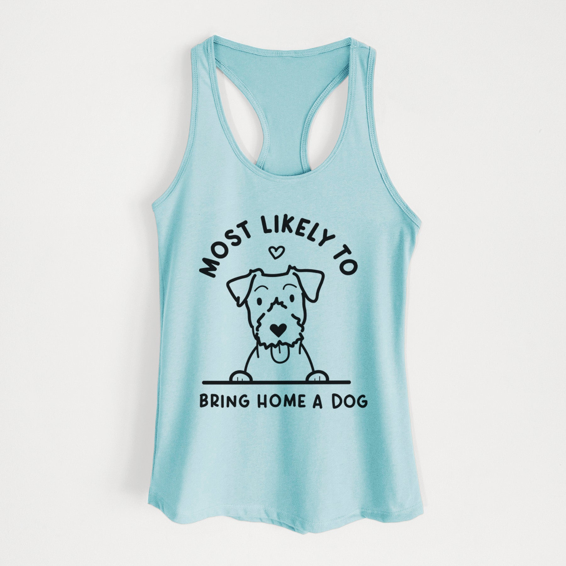 Most Likely to Bring Home a Dog - Jack Russell - Women's Racerback Tanktop