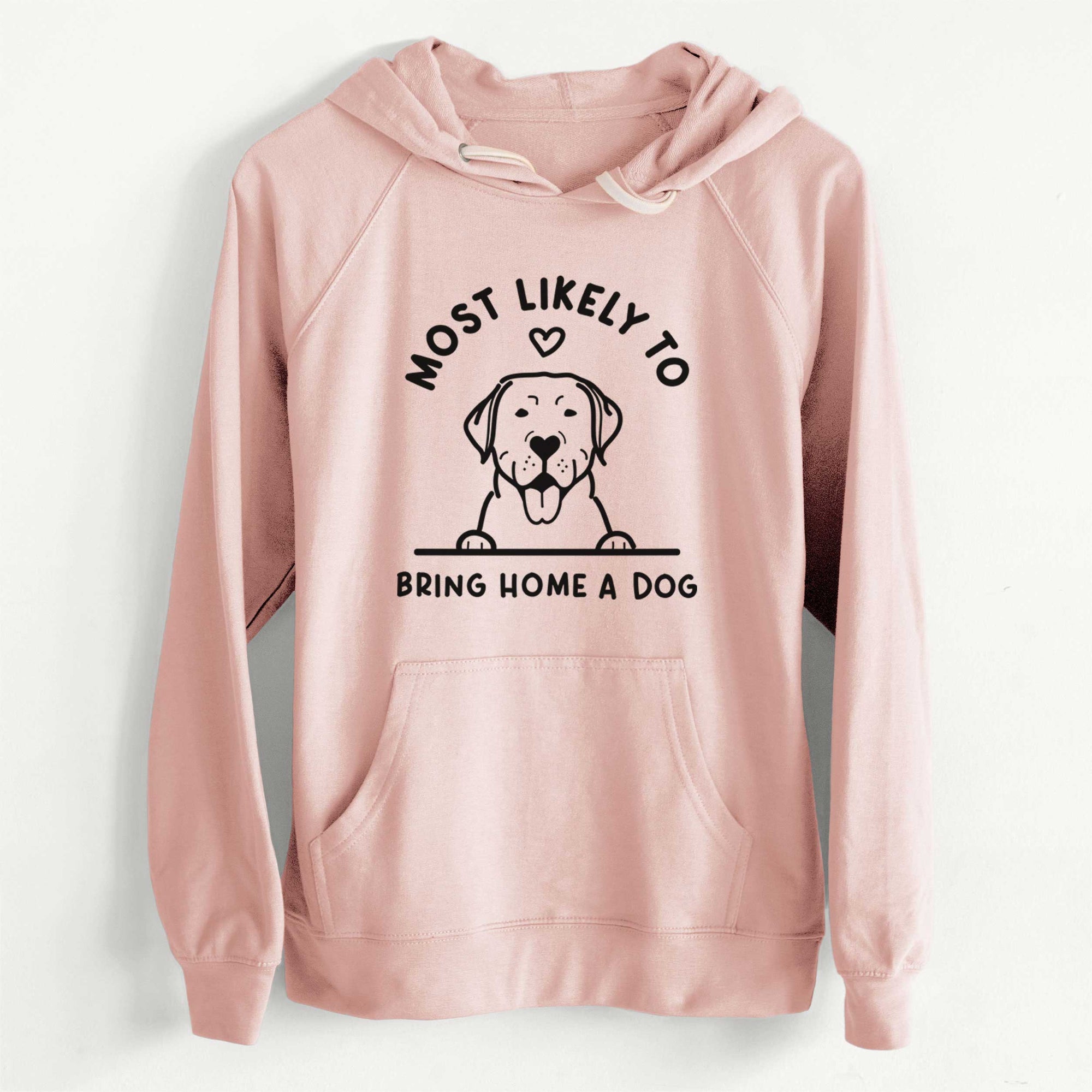 Most Likely to Bring Home a Dog - Labrador Retriever - Unisex Loopback Terry Hoodie