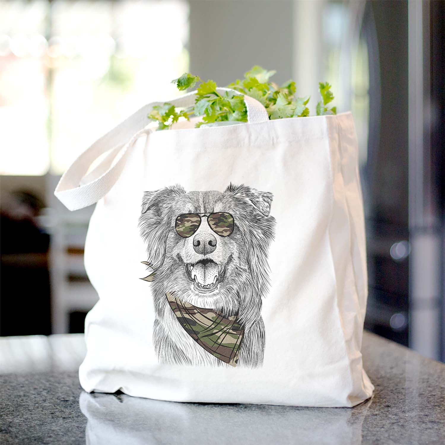 Aussie Parker the Australian Shepherd - Tote Bag