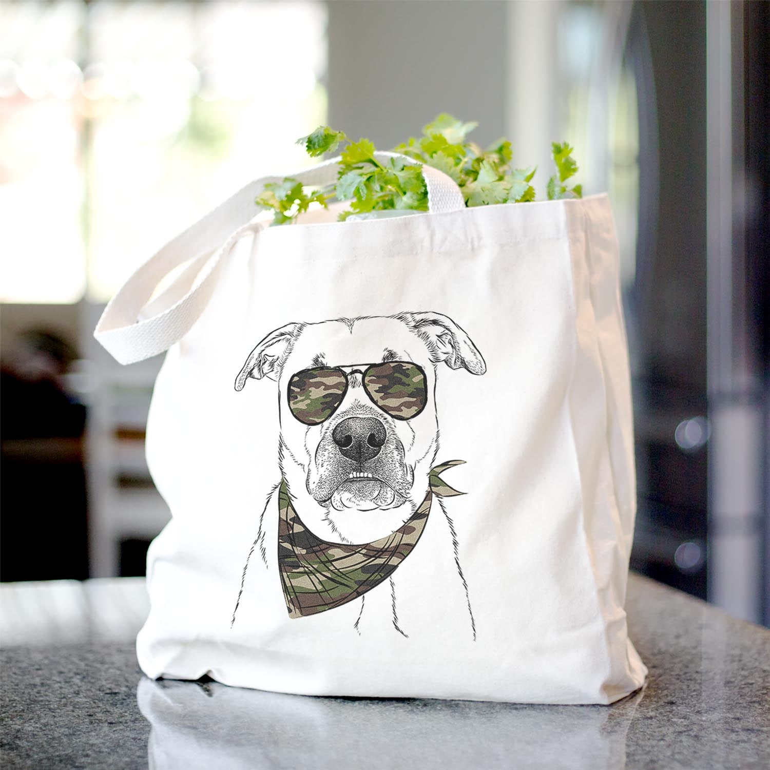 Abby the Boxer Beagle Mix - Tote Bag