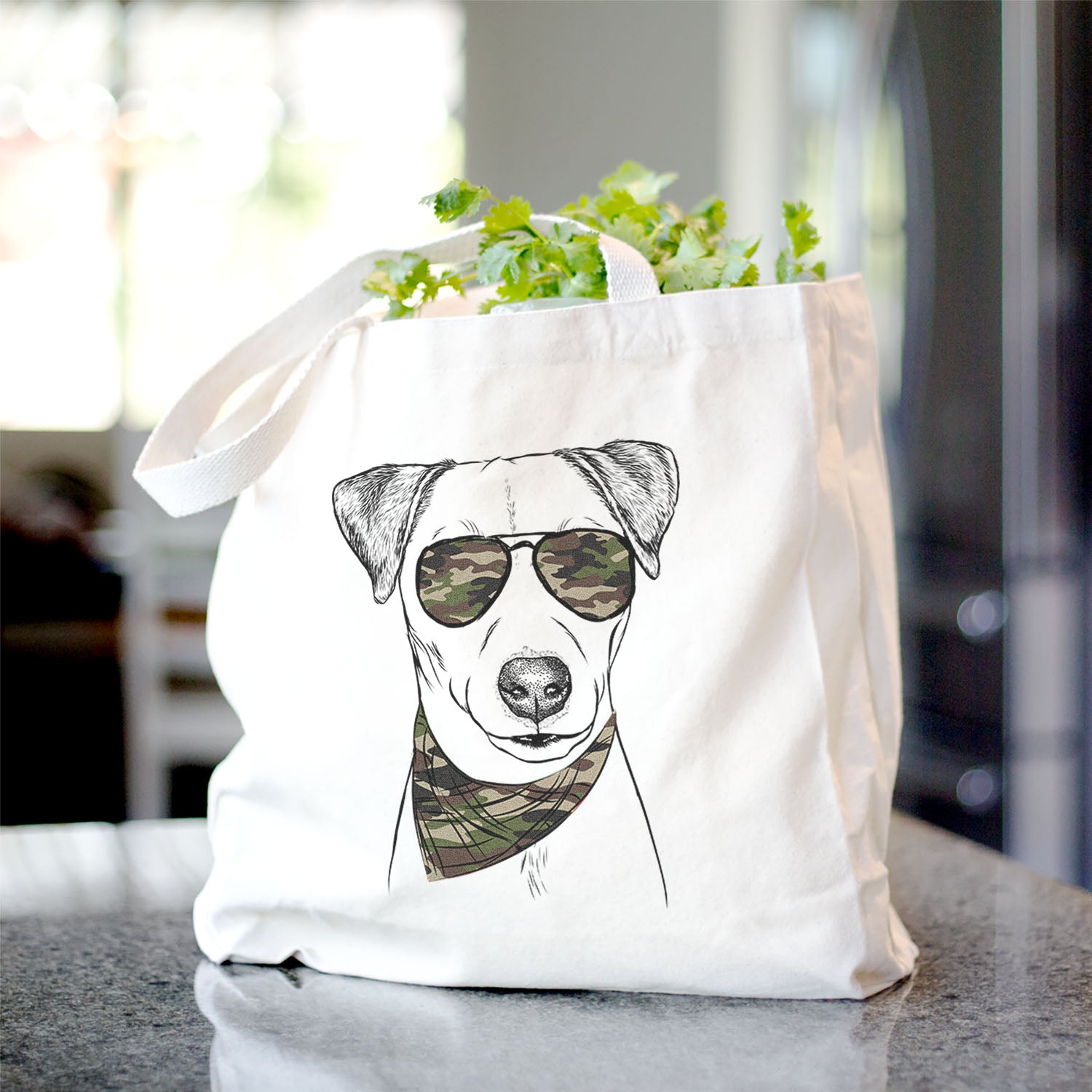 Ally the Jack Russell Terrier - Tote Bag