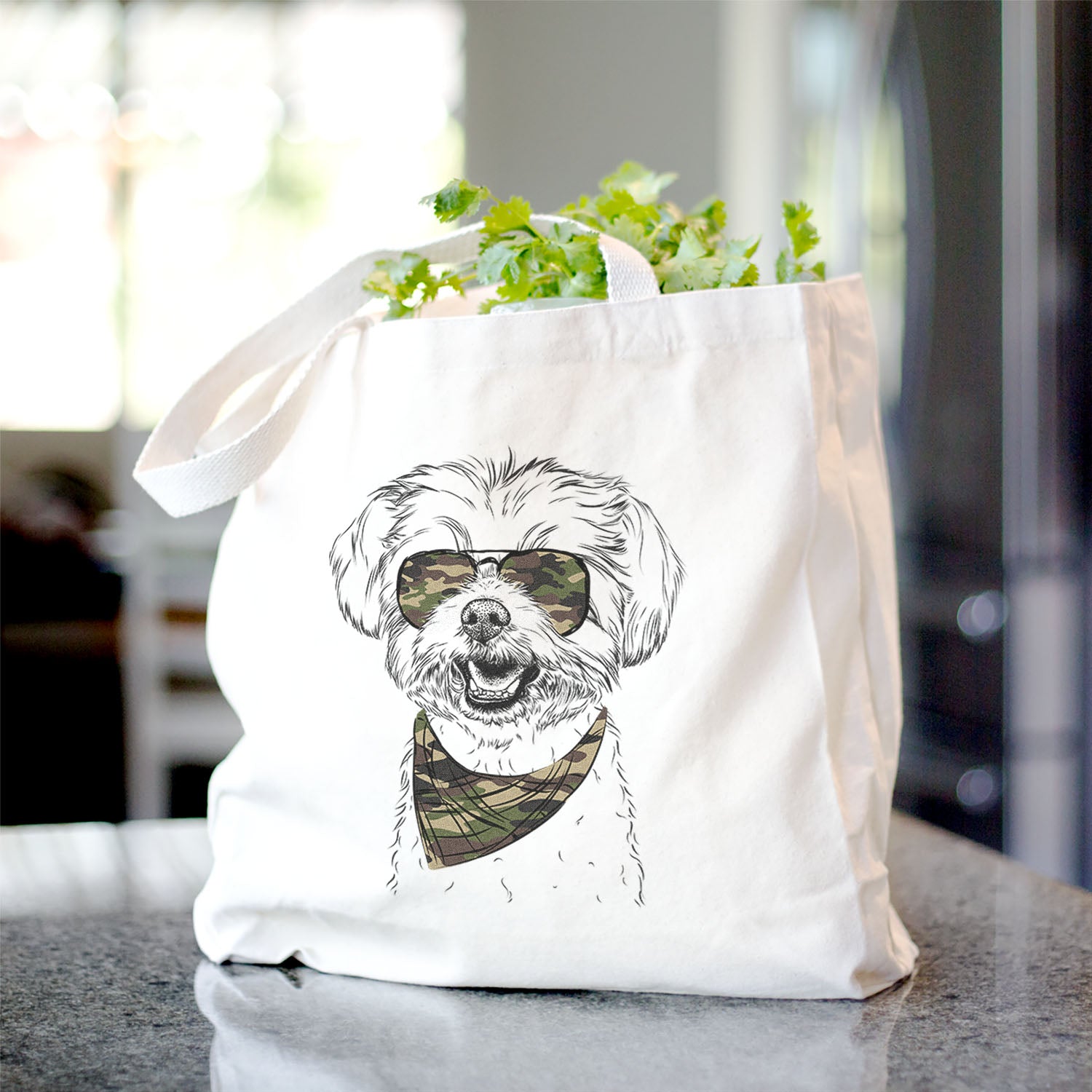 Aspen the Morkie - Tote Bag