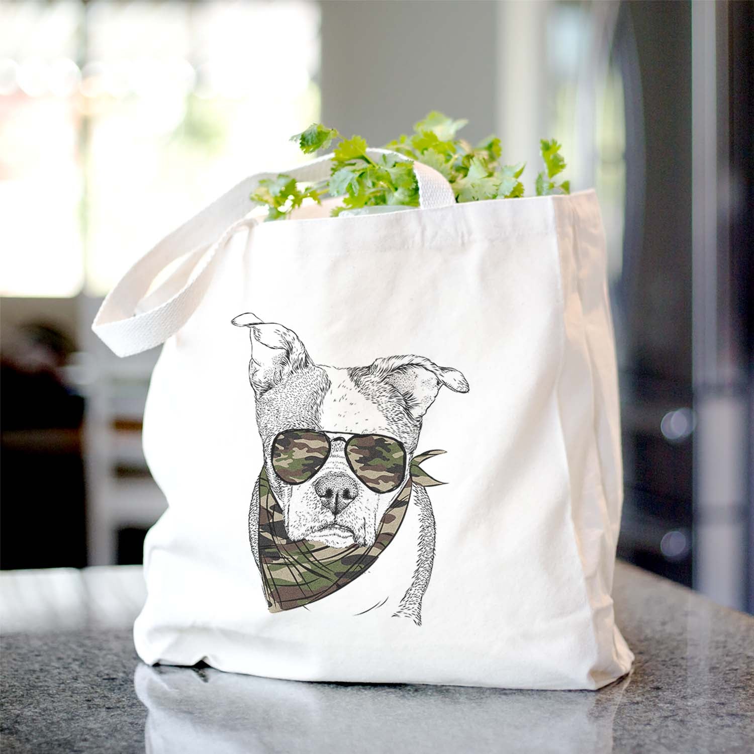 Bandit the Boston Terrier - Tote Bag