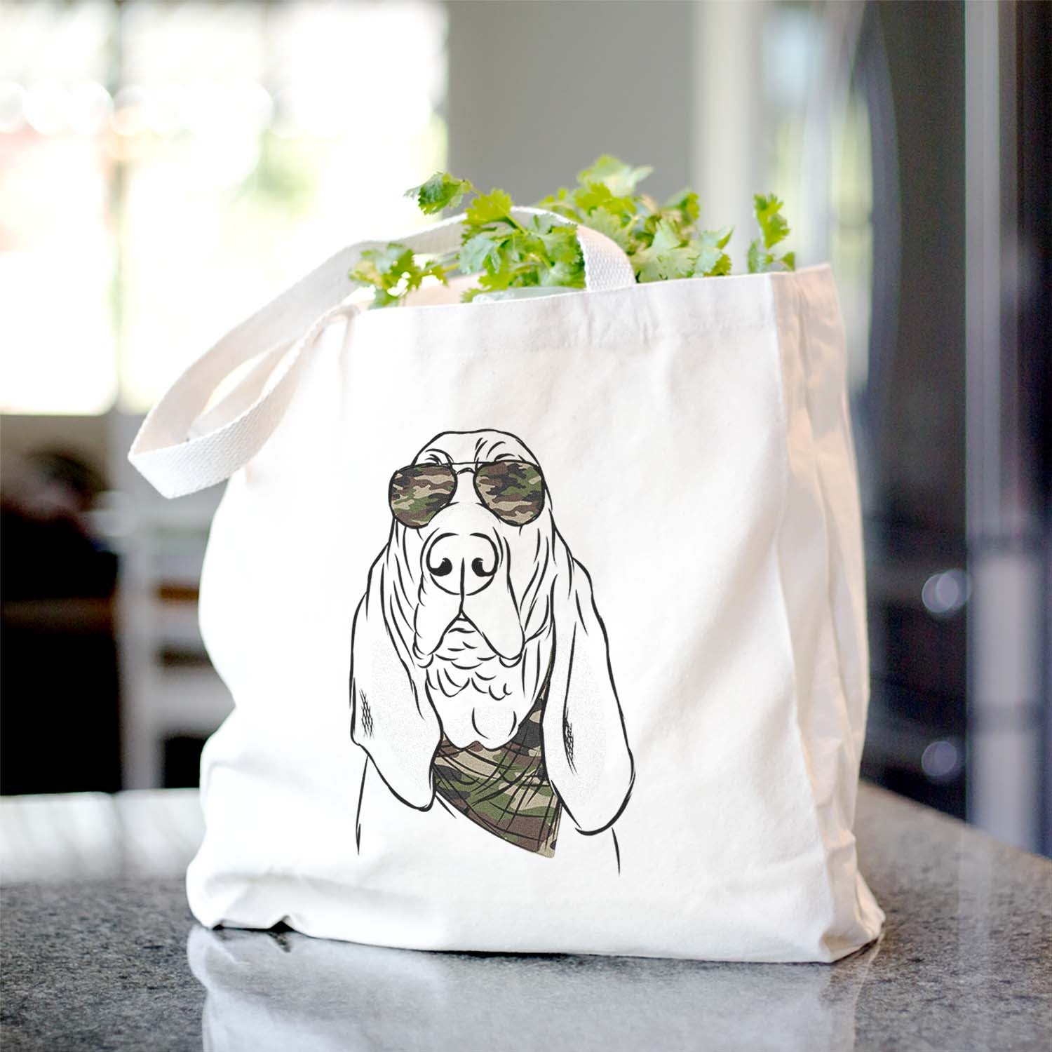 Baron the Bloodhound - Tote Bag