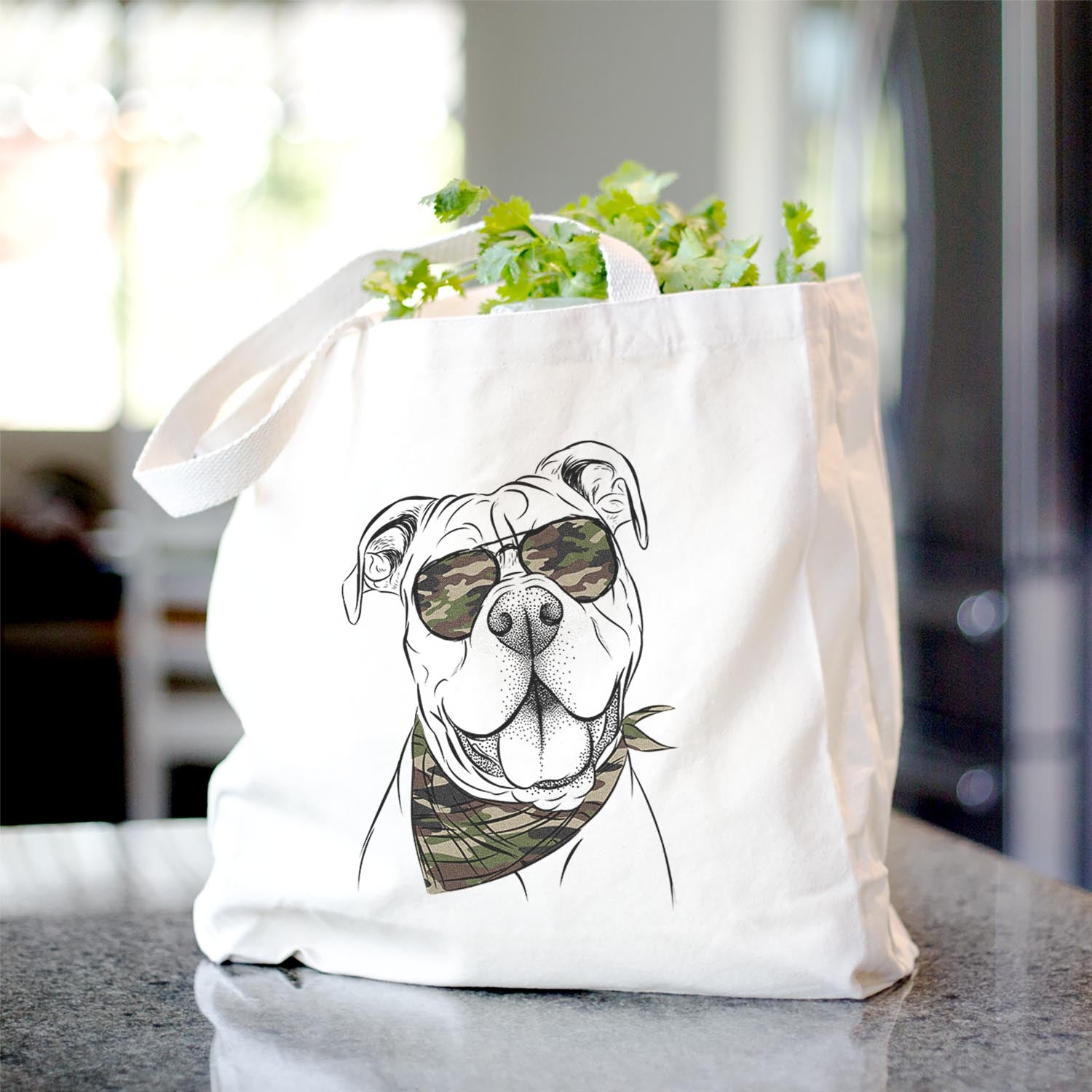 Bravo the Bulldog Mix - Tote Bag