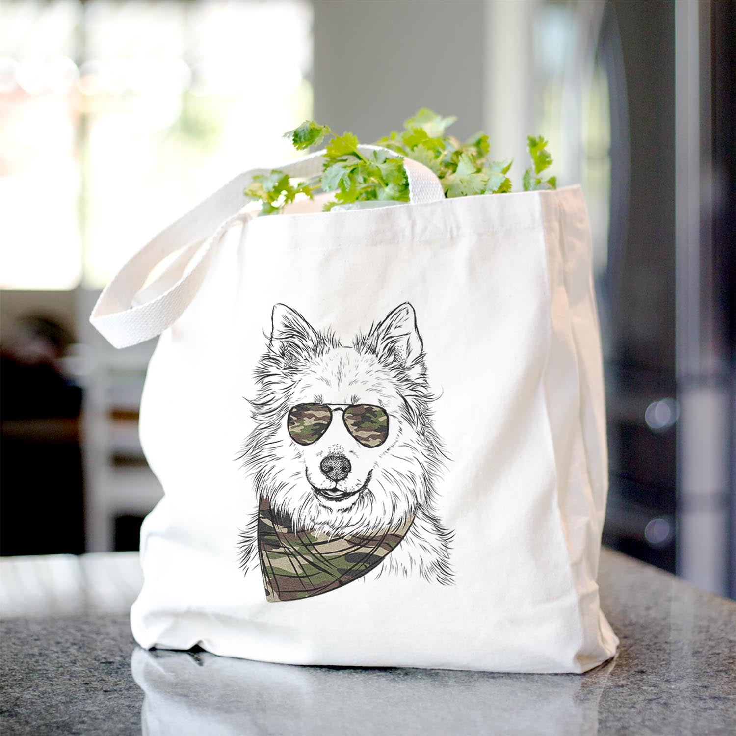 Chia the Samoyed Husky Mix - Tote Bag