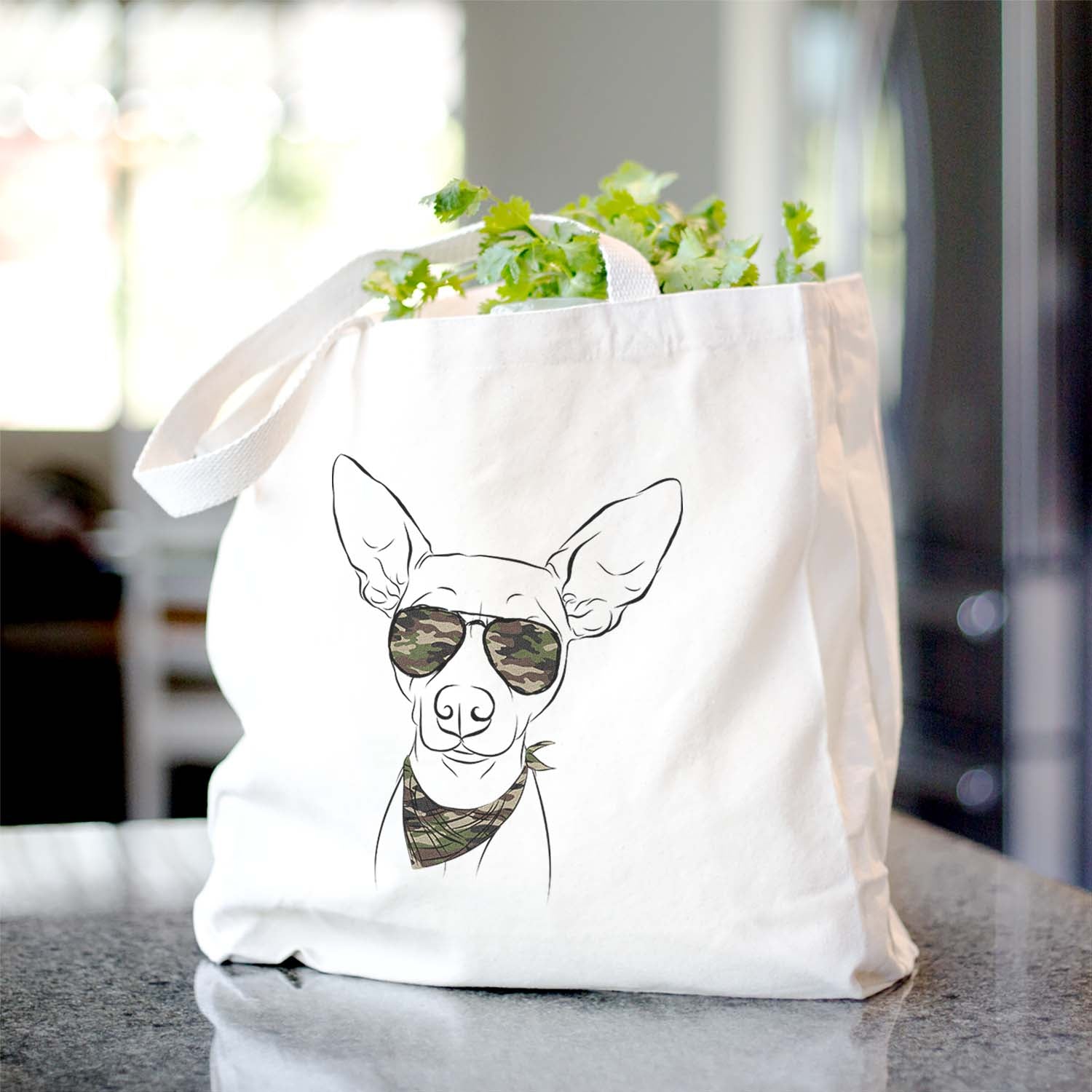 Desi the American Hairless Terrier - Tote Bag