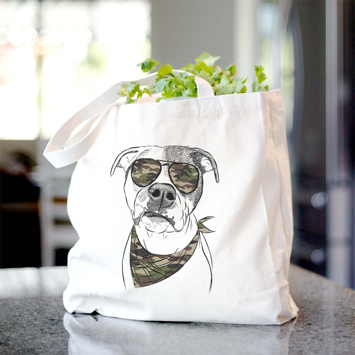 Dexter the Pitbull - Tote Bag