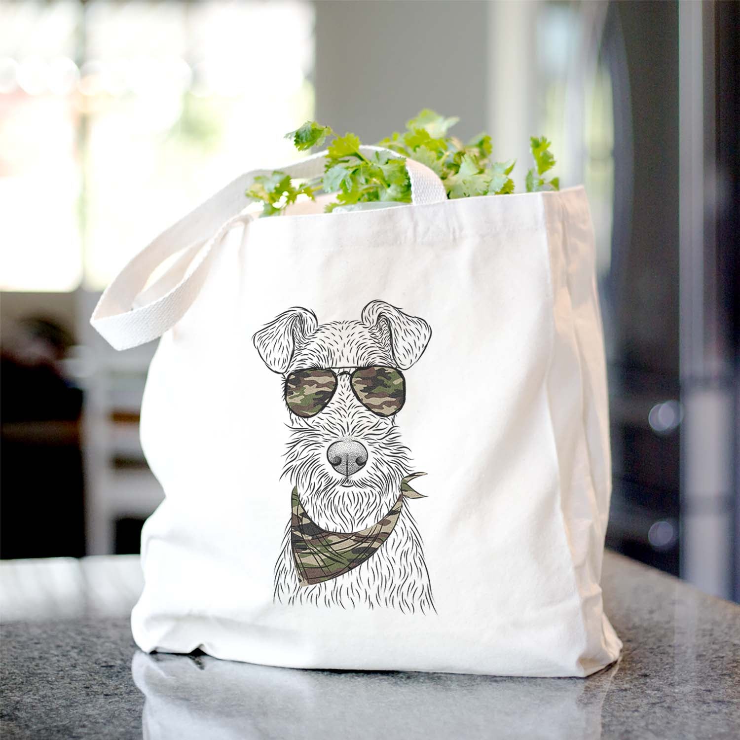 Fitz the Wire Fox Terrier - Tote Bag