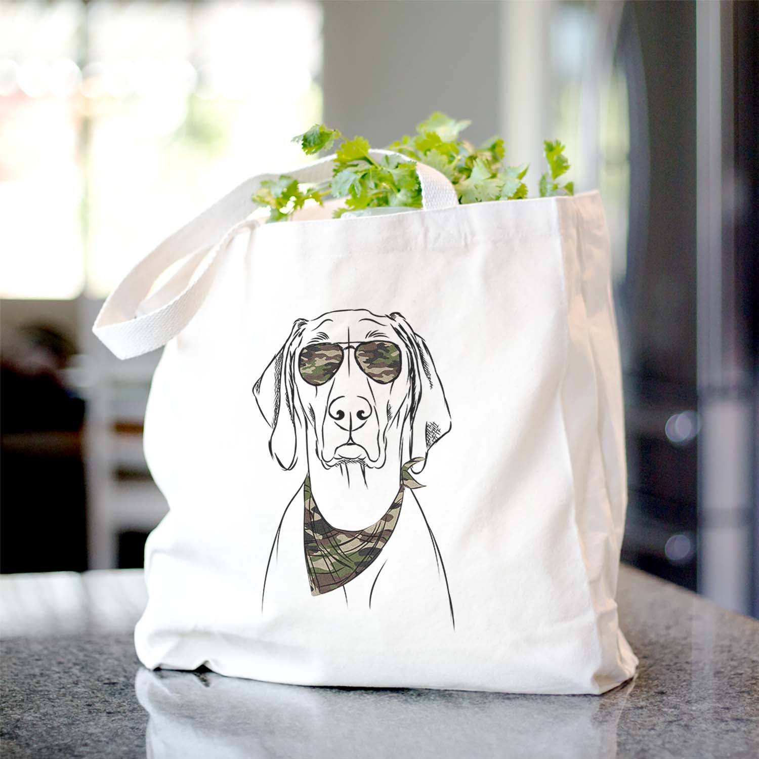 Flint the Weimaraner - Tote Bag