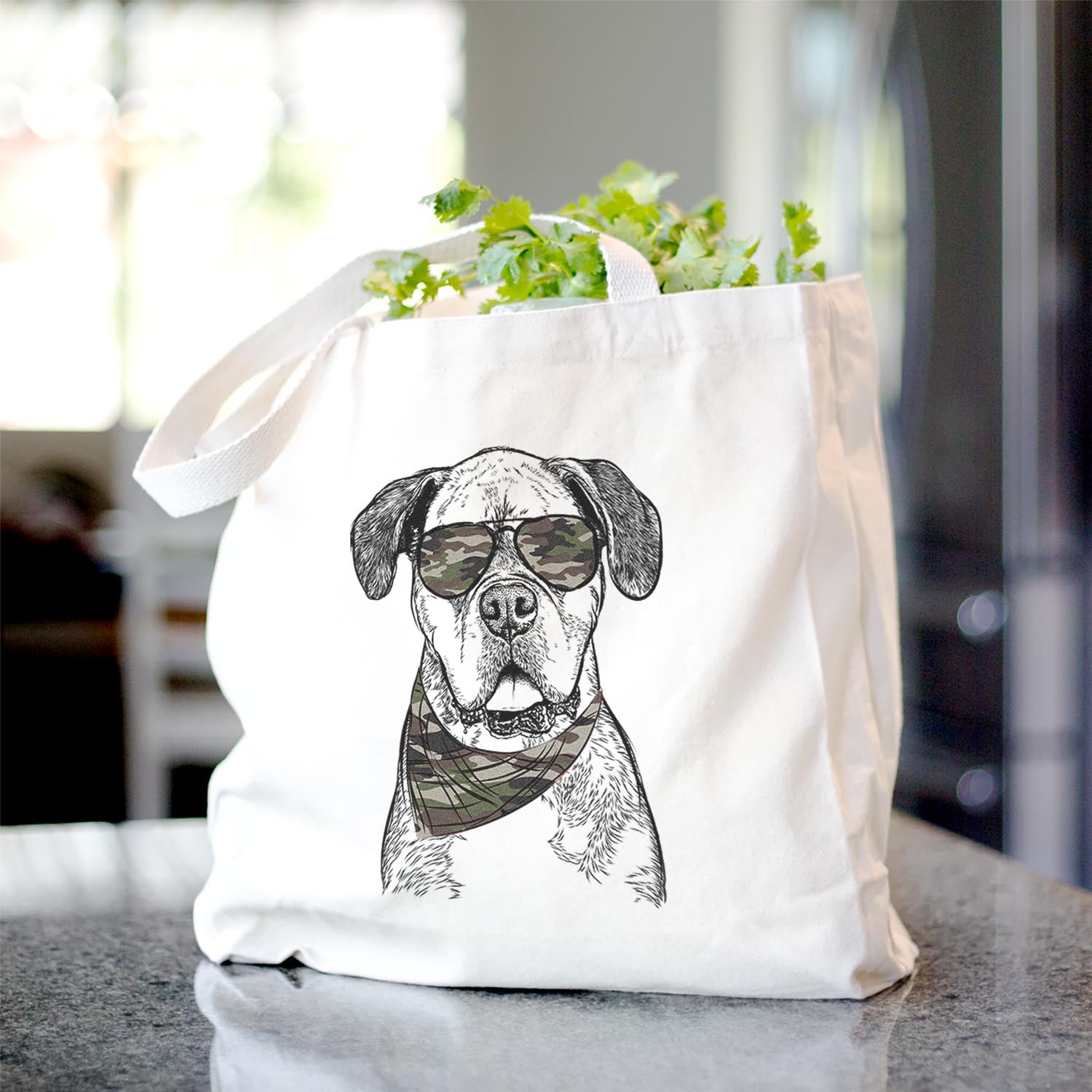 Floydie Bear the Boxer - Tote Bag