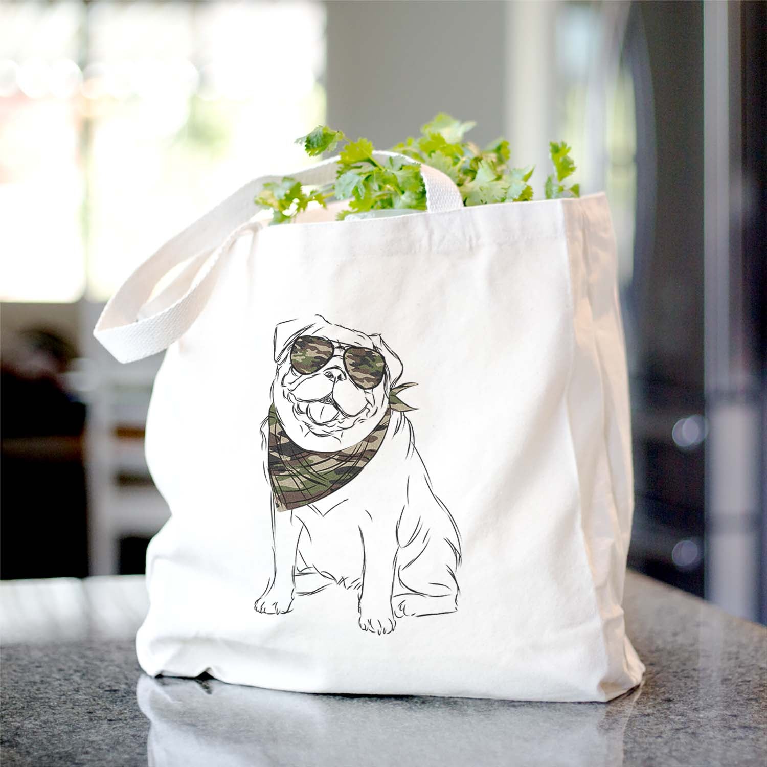 Higgins the Pug - Tote Bag