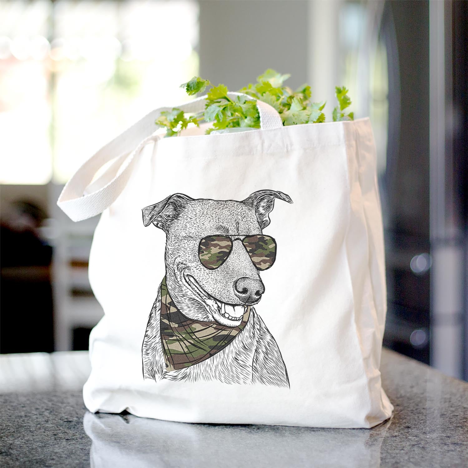 Honey the Lab Pit Mix - Tote Bag