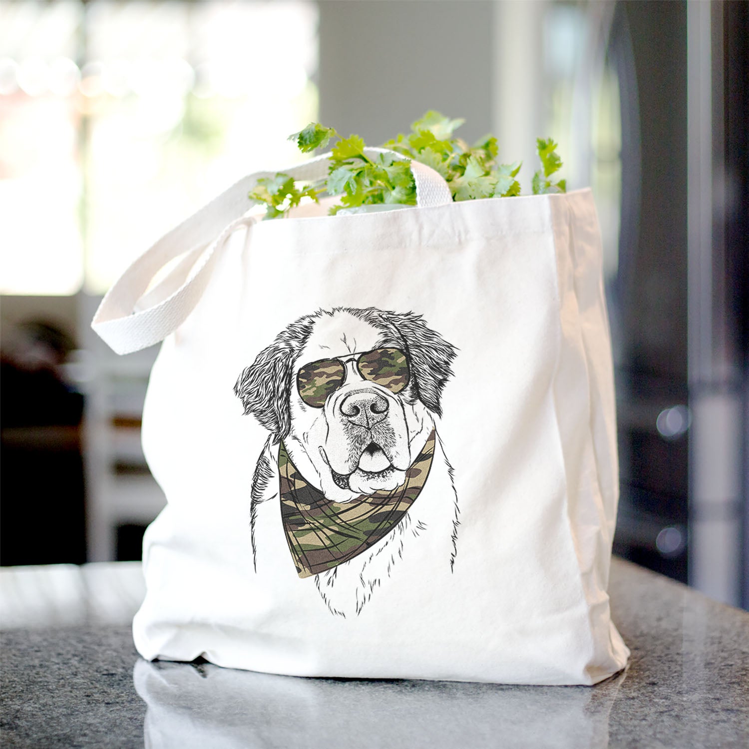 Hook the Saint Bernard - Tote Bag