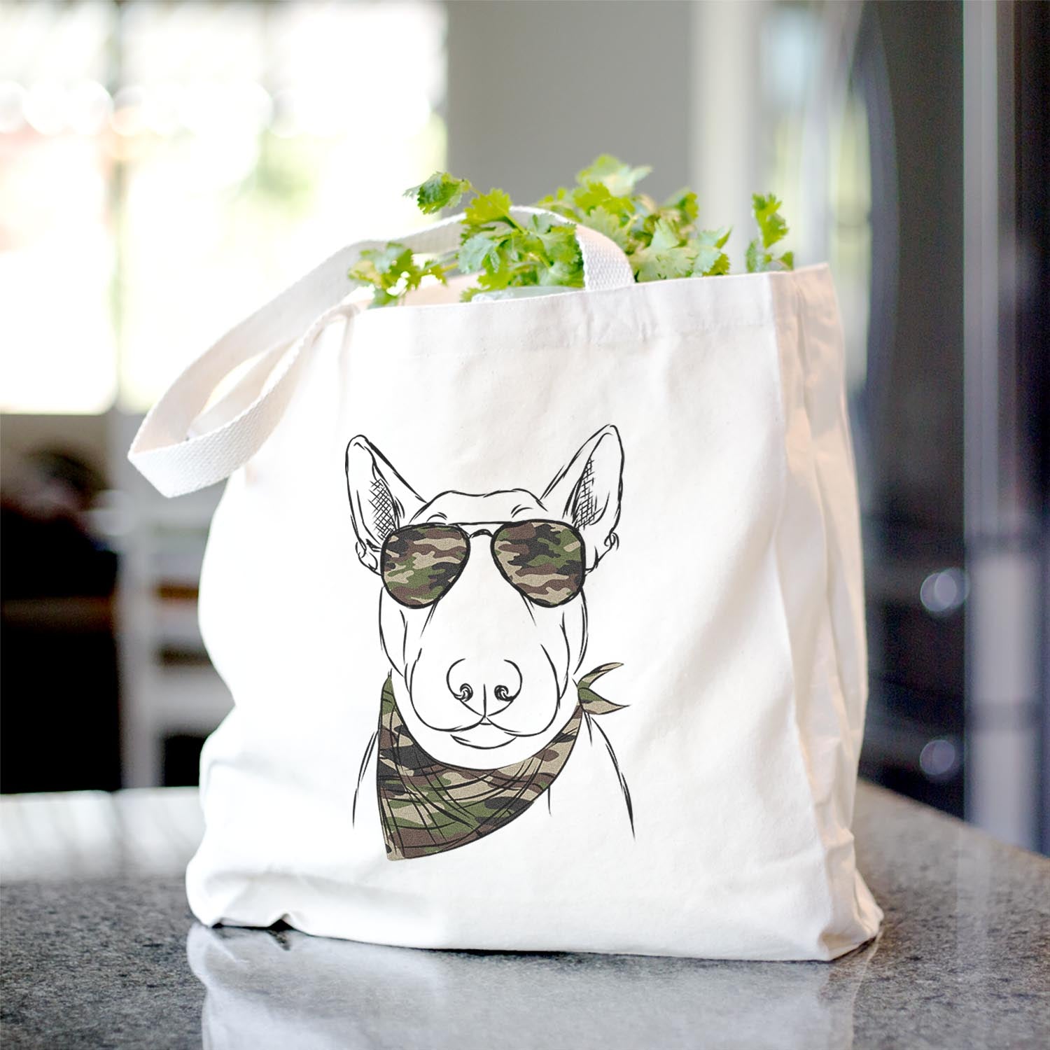 Jett the Bull Terrier - Tote Bag