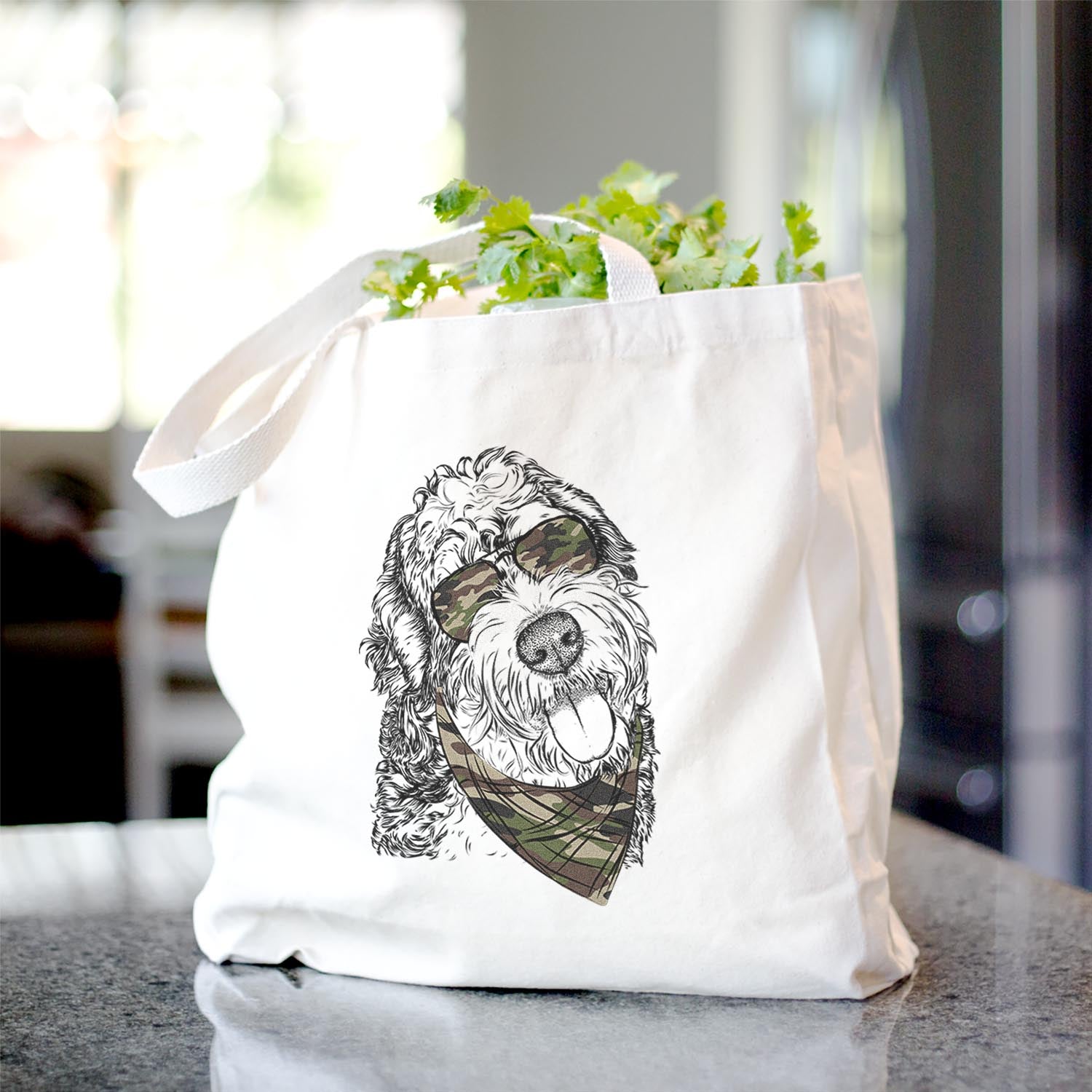 Kaci the Bernedoodle - Tote Bag