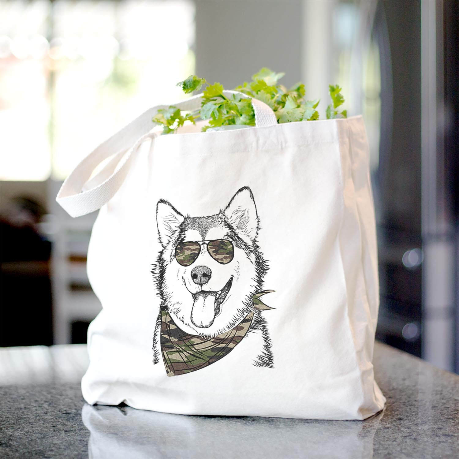 Kaskae the Malamute - Tote Bag