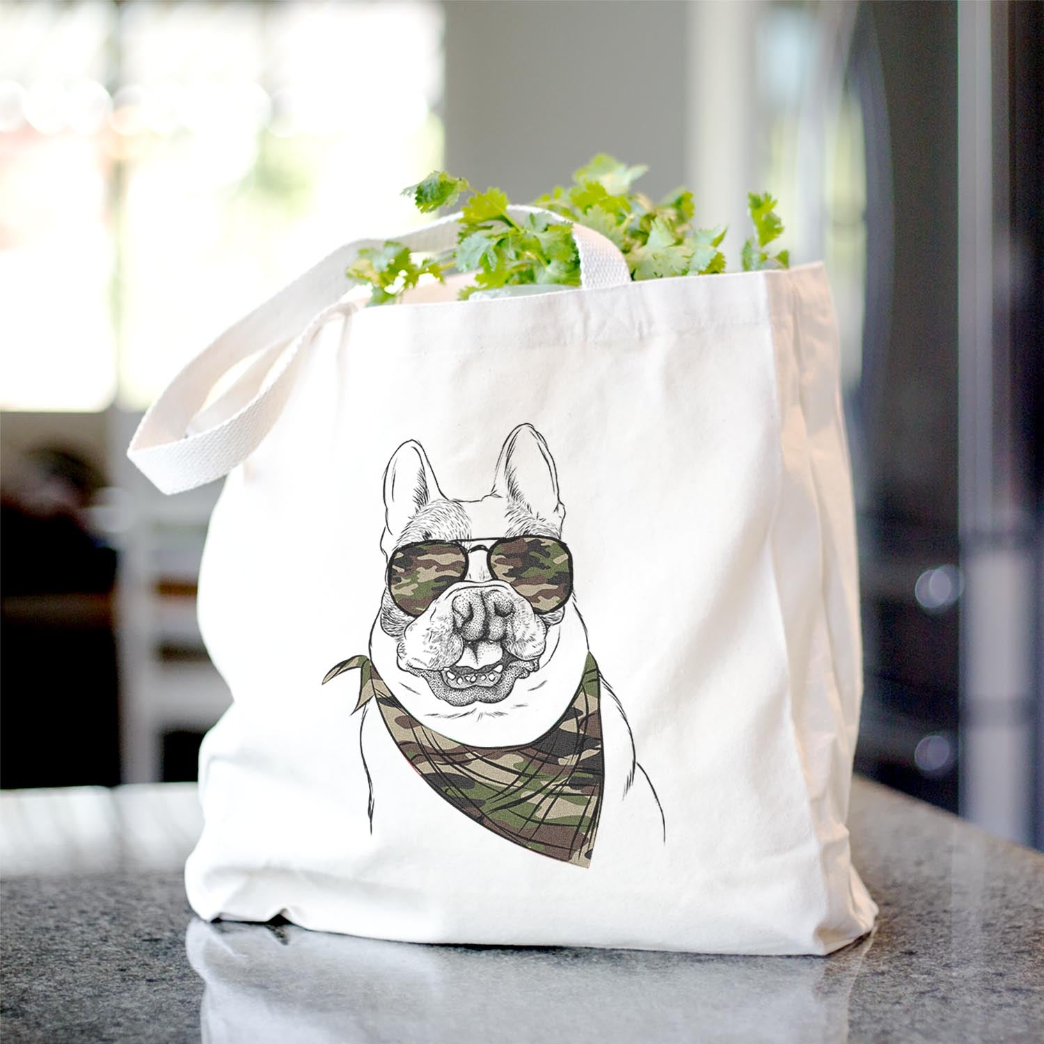 Lentil the French Bulldog - Tote Bag