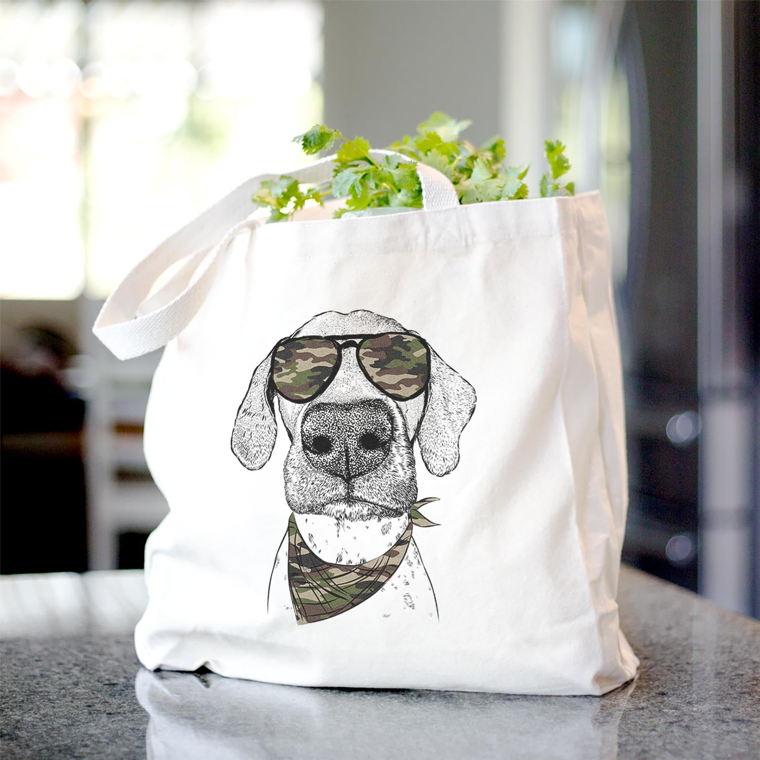 Leroy the German Shorthaired Pointer - Tote Bag