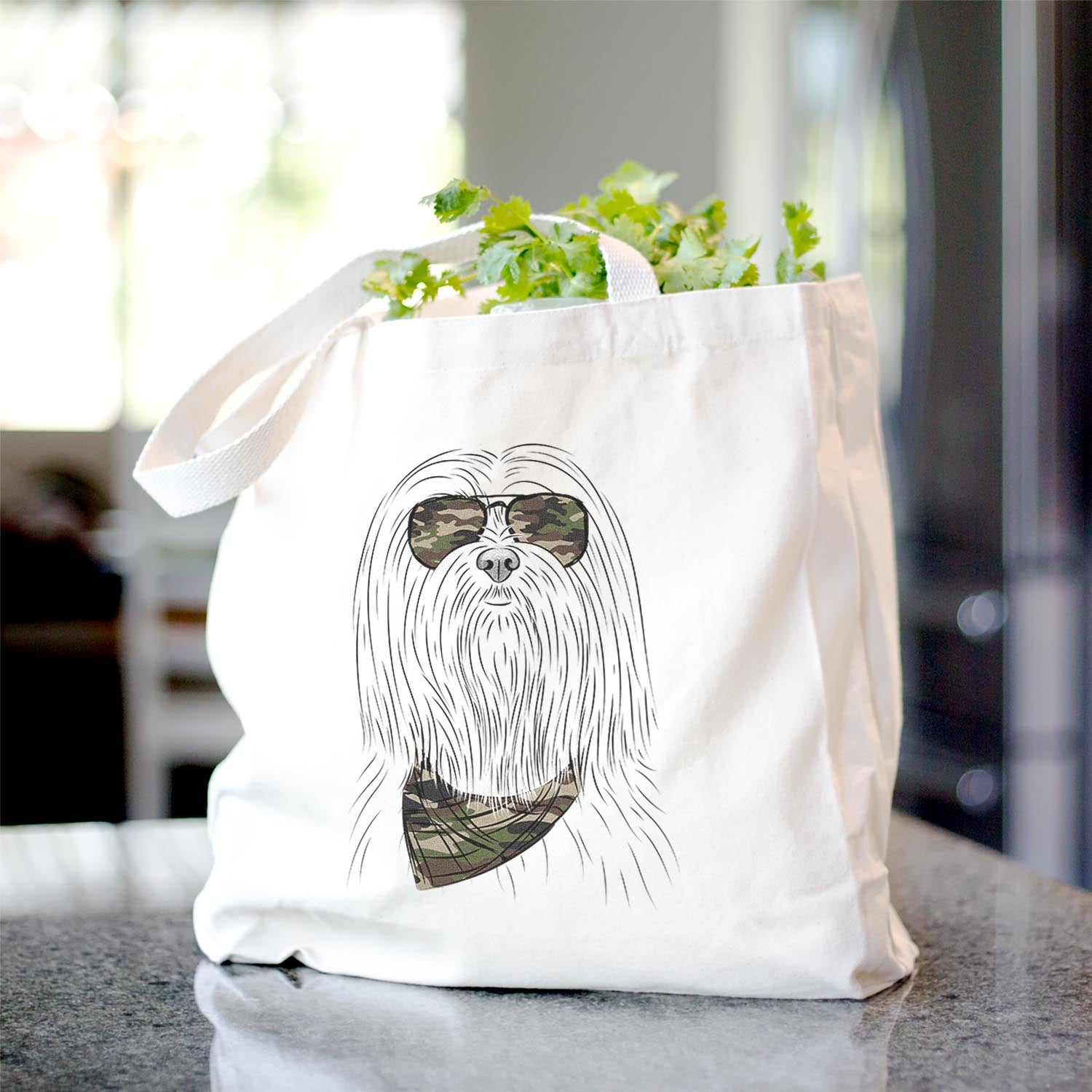 Lorenzo the Lhasa Apso - Tote Bag