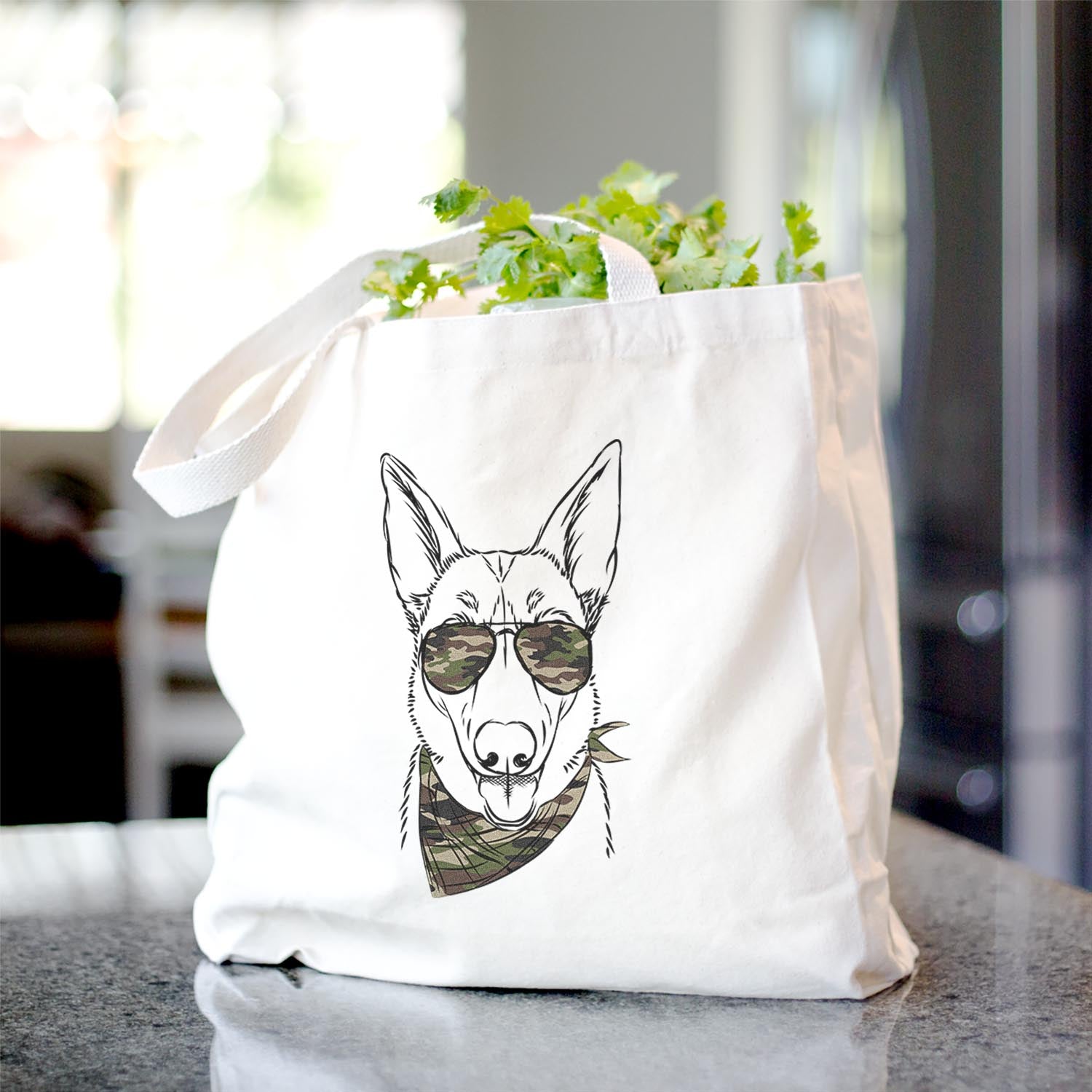 Lyric the Belgian Malinois - Tote Bag