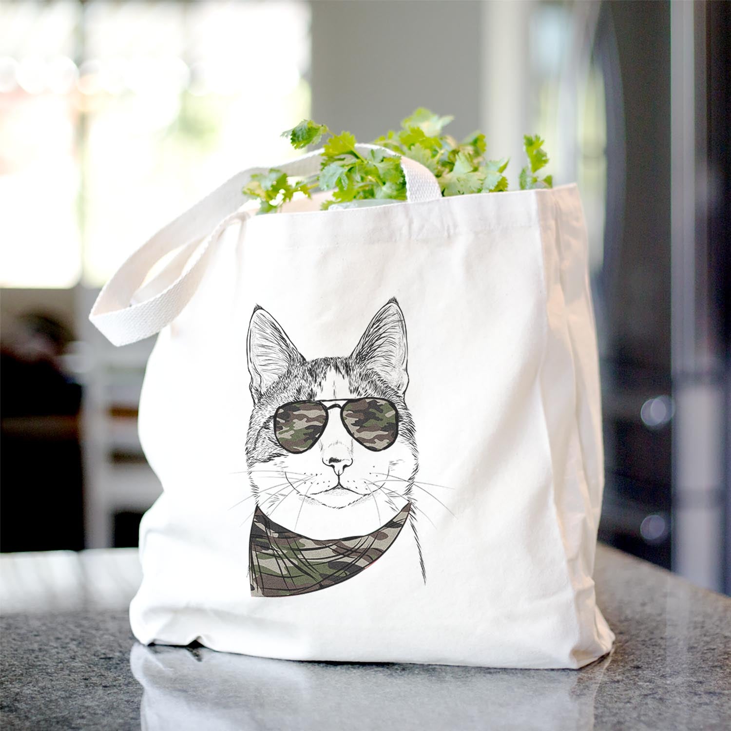 Mini Griffin the Domestic Shorthair Cat - Tote Bag