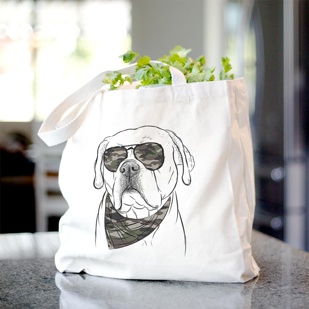Nora the American Bulldog Mix - Tote Bag