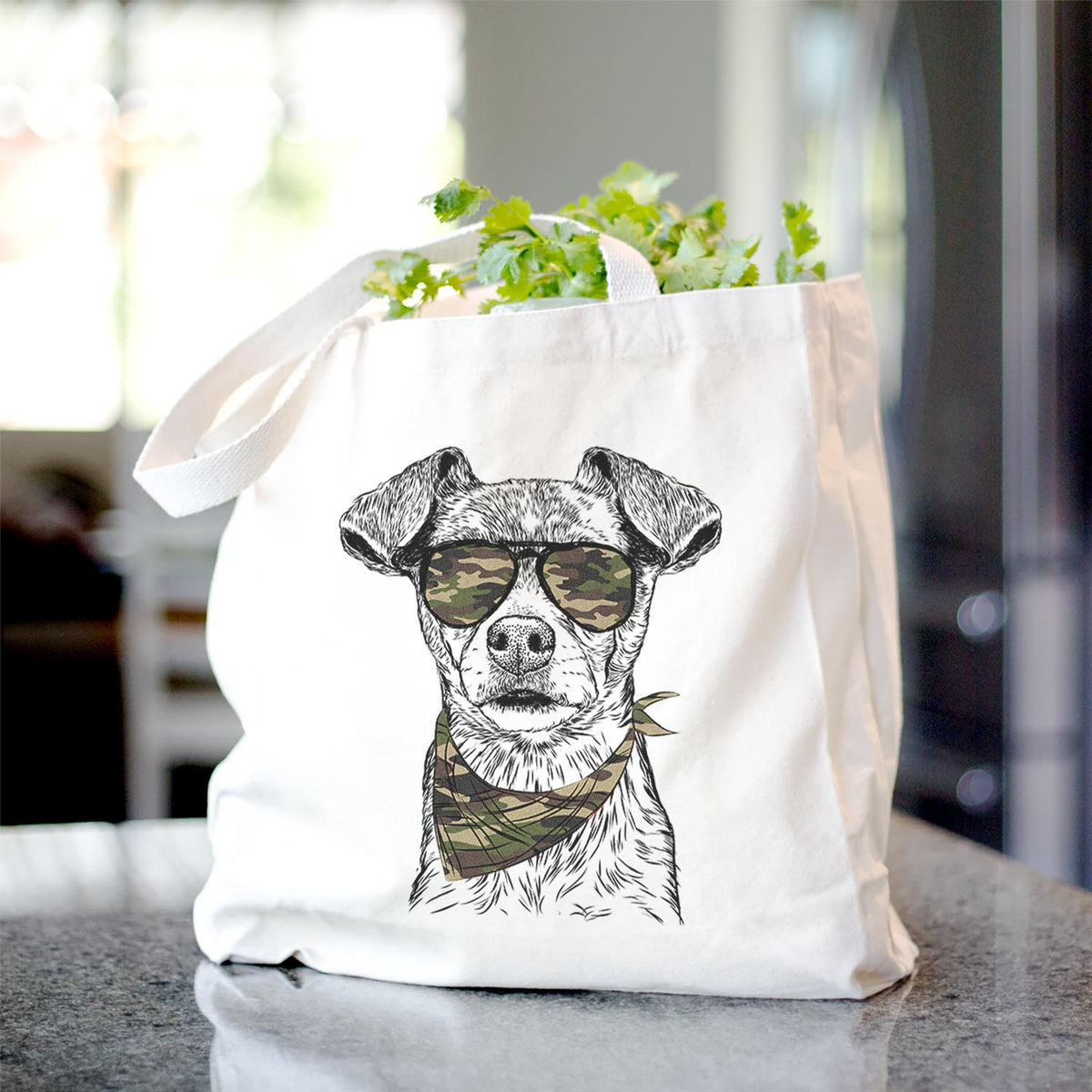 Olive the Mixed Breed - Tote Bag