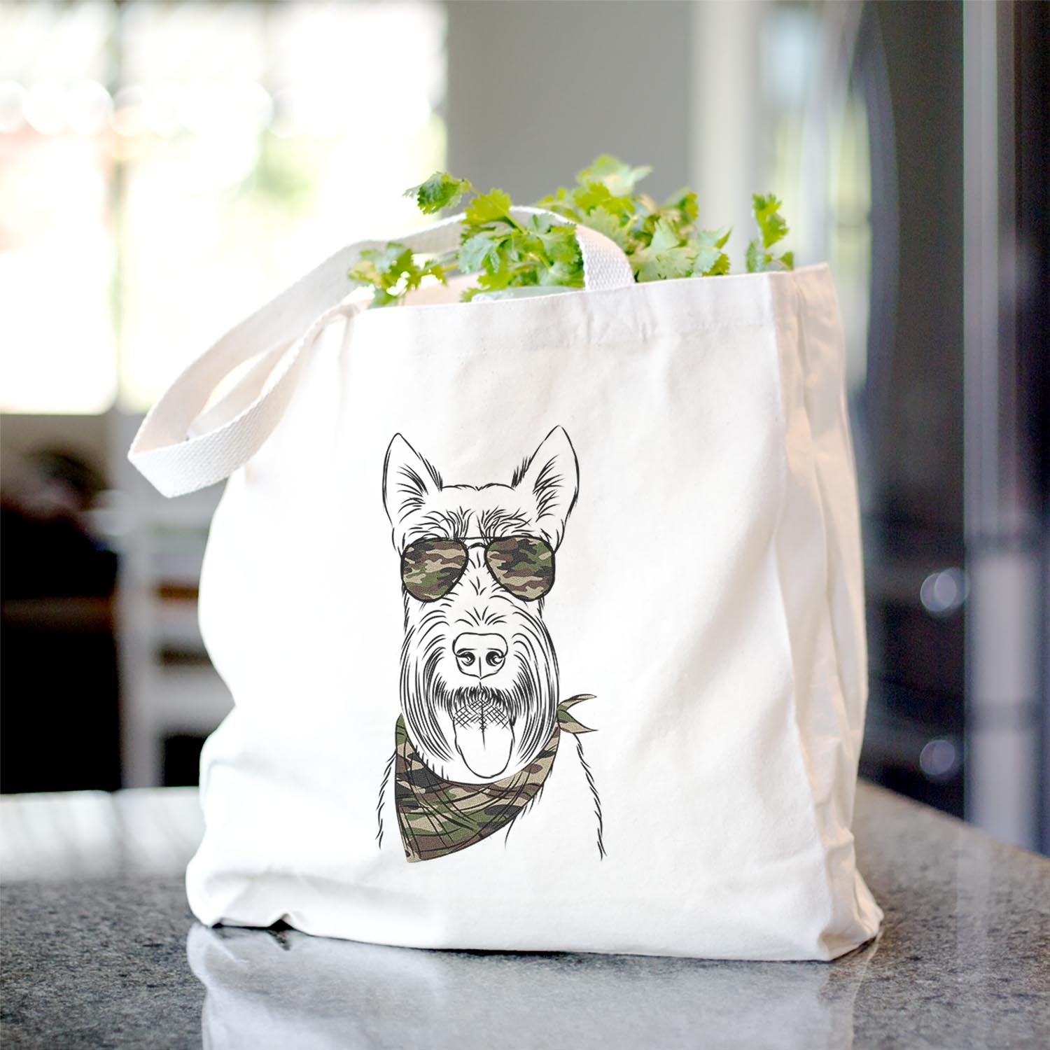 Oswald the Scottish Terrier - Tote Bag