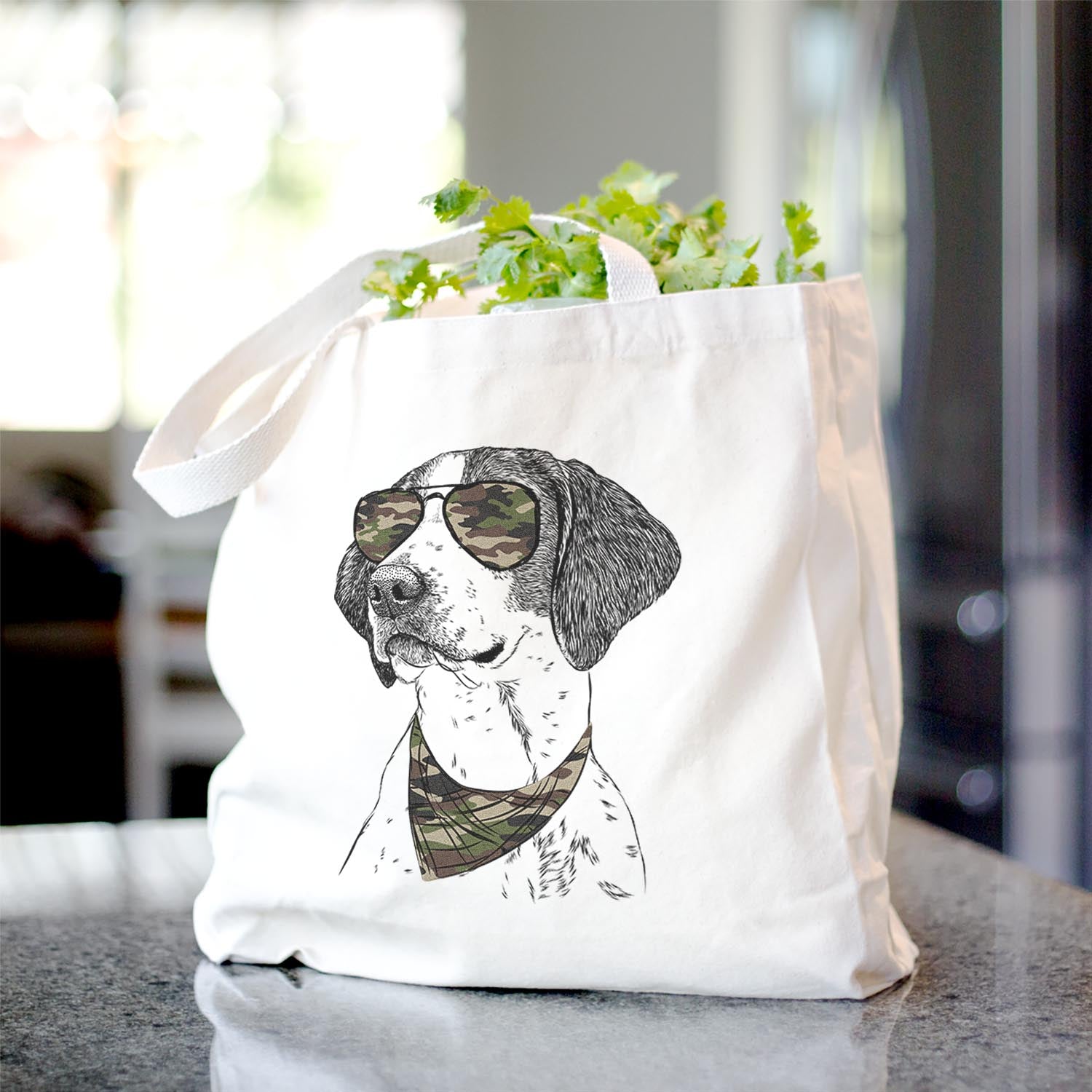 Payton the Mixed Breed - Tote Bag