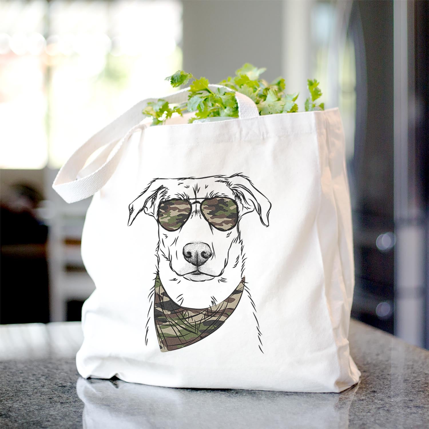 Peanut the Lab Mix - Tote Bag