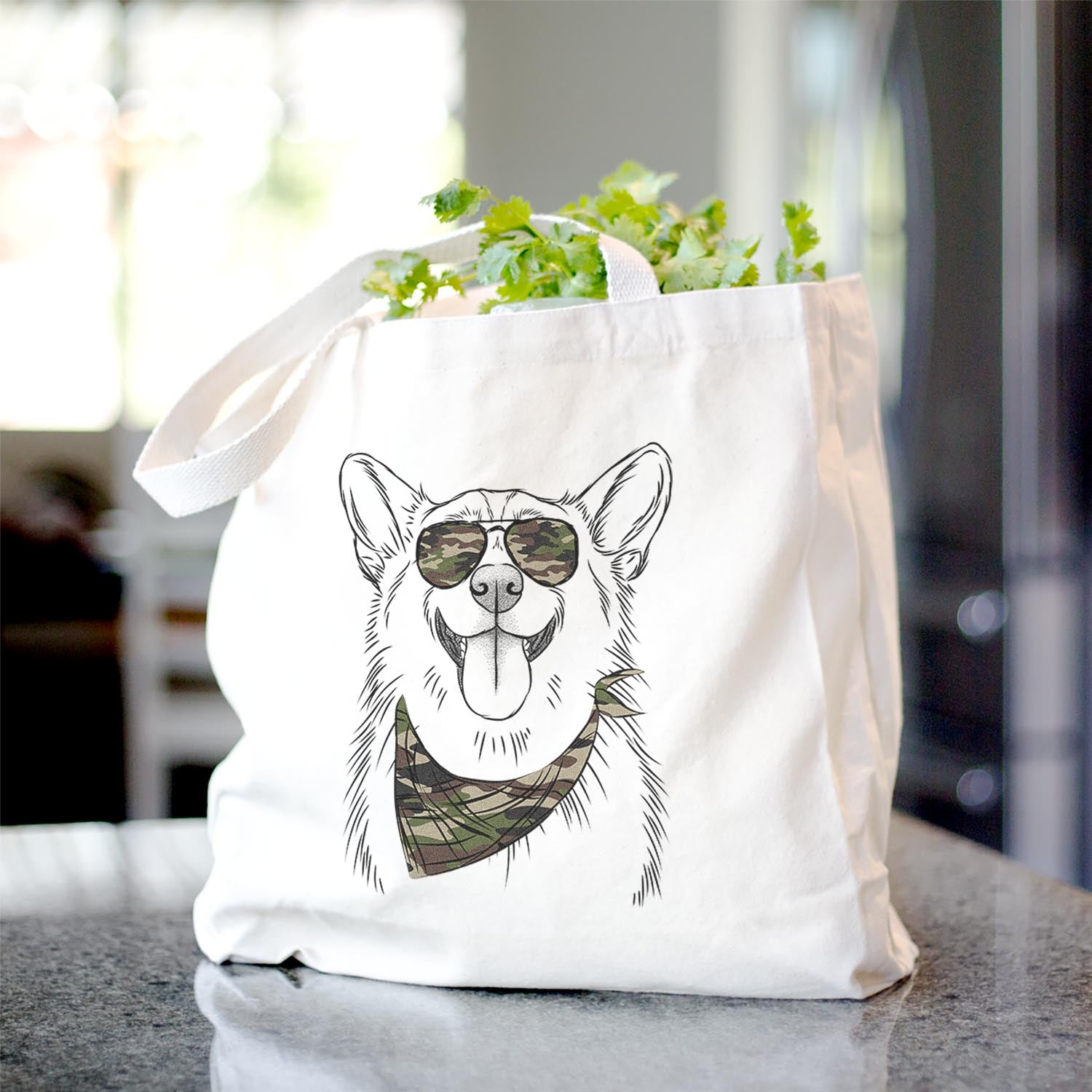 Porter the Pembroke Welsh Corgi - Tote Bag