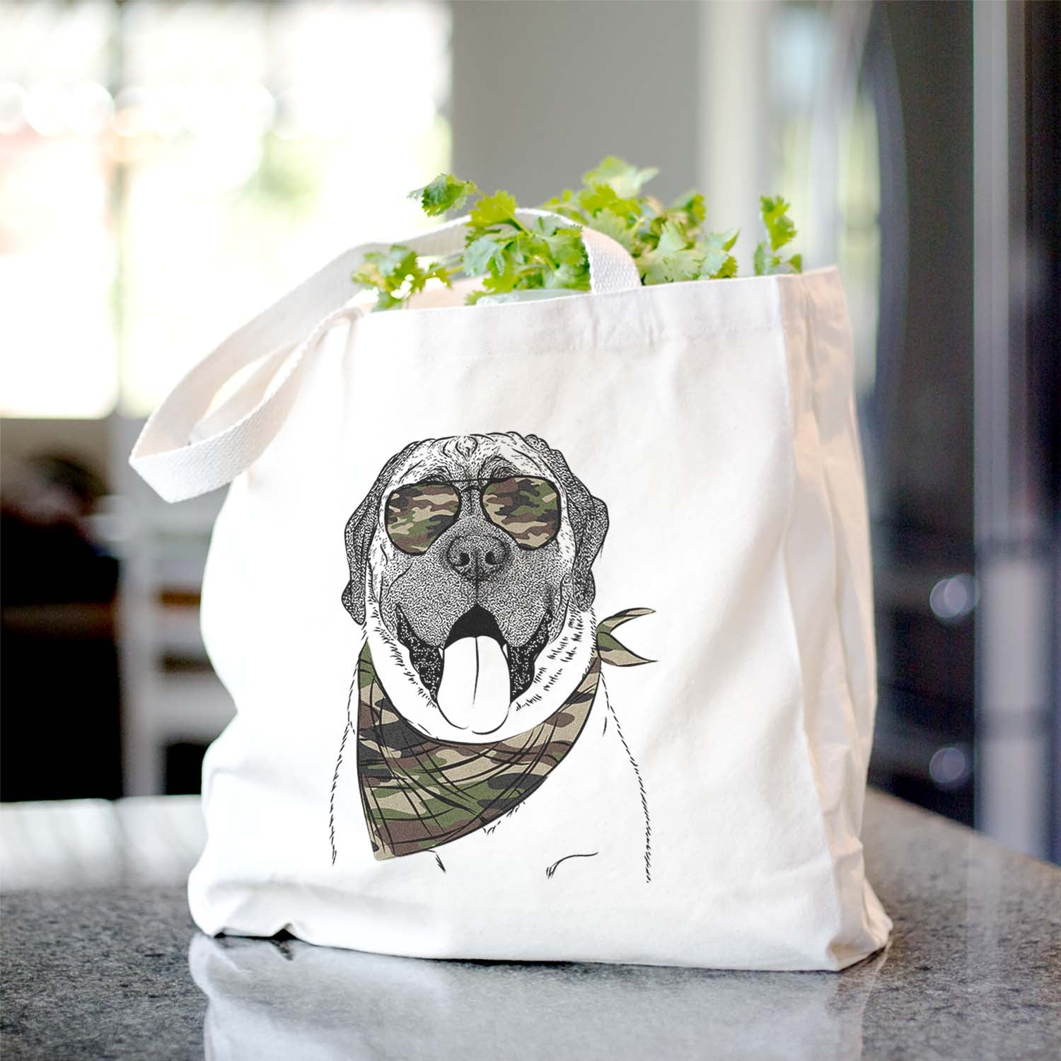 Remmie the English Mastiff - Tote Bag