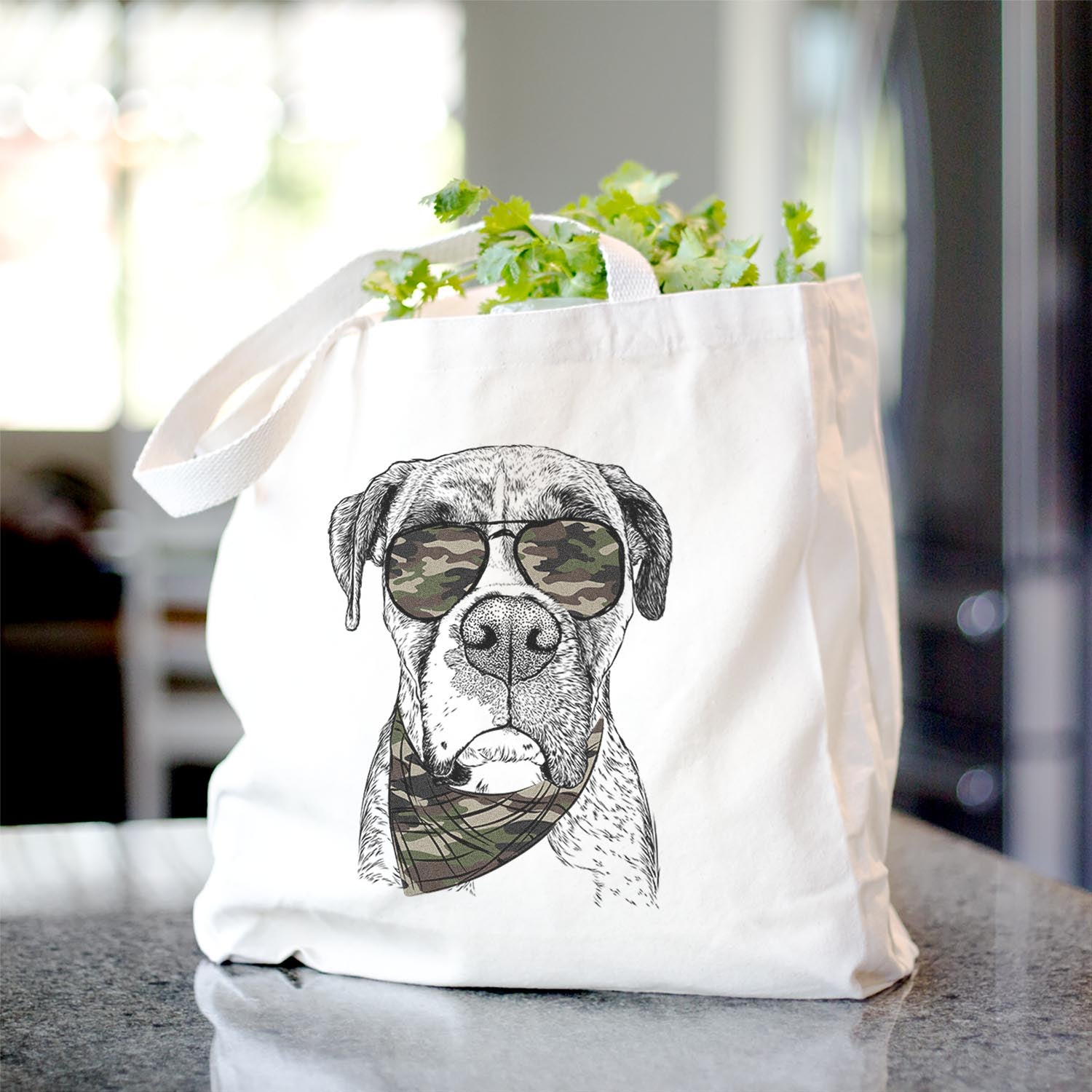 Rowdy Rex the Boxer - Tote Bag