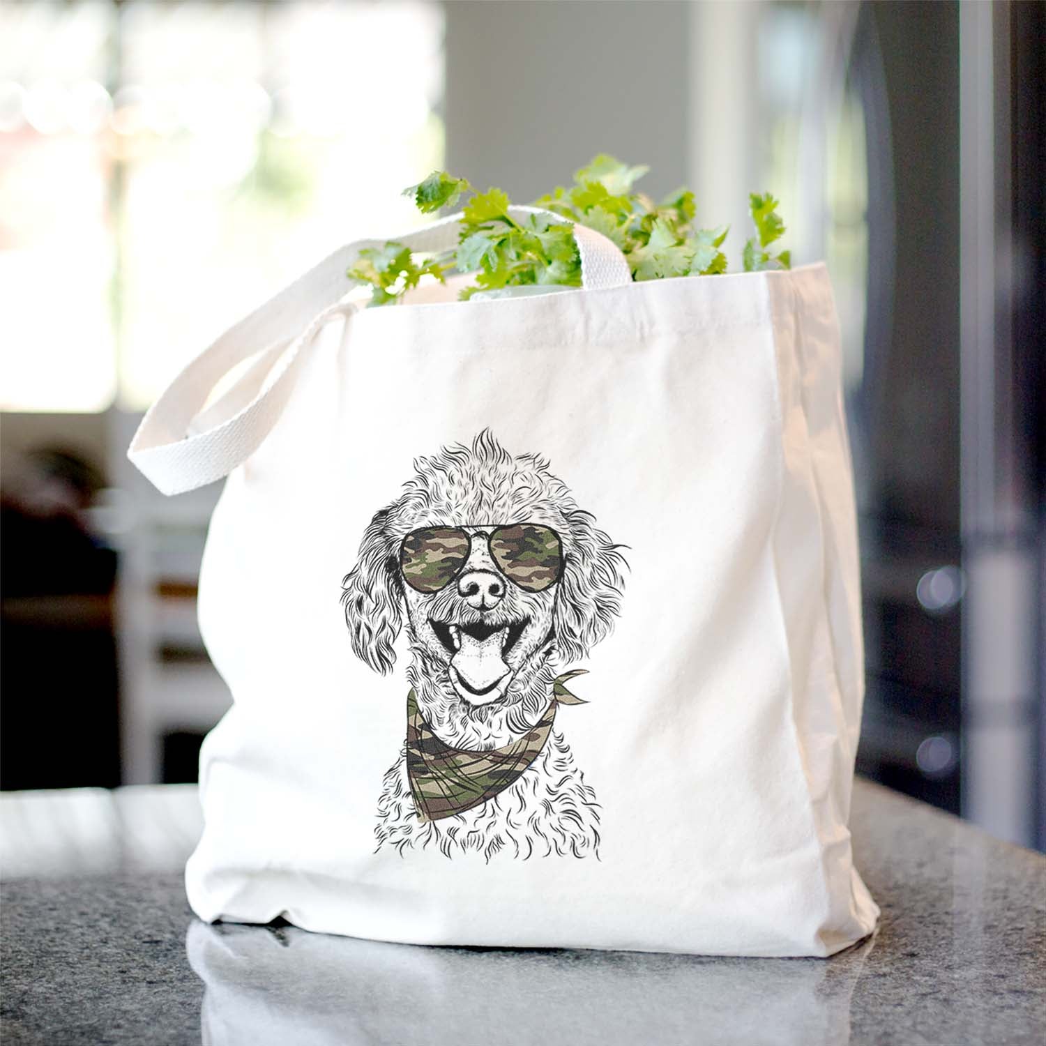 Rusty the Toy Poodle - Tote Bag