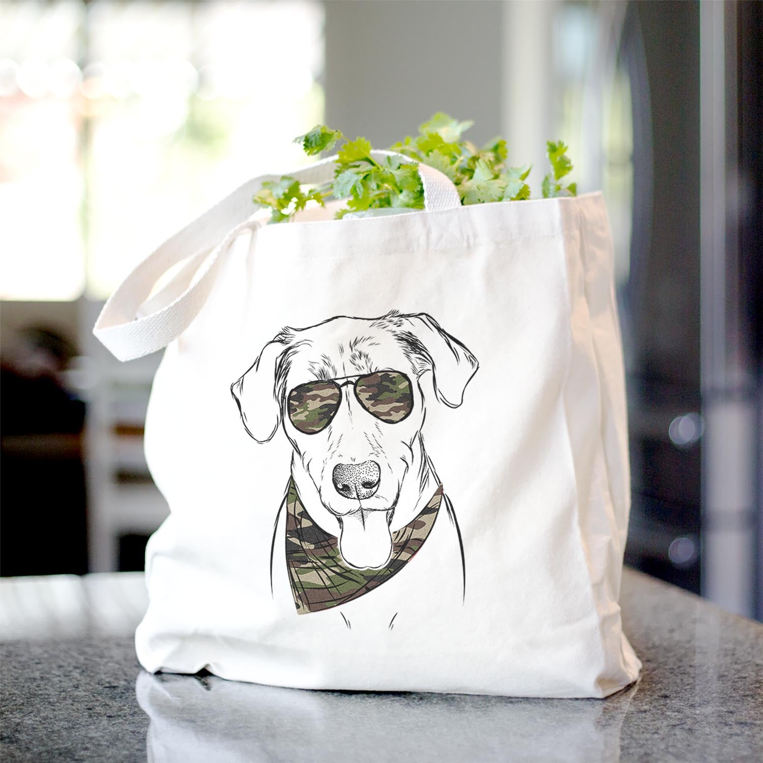 Scout Marie the Chocolate Lab - Tote Bag