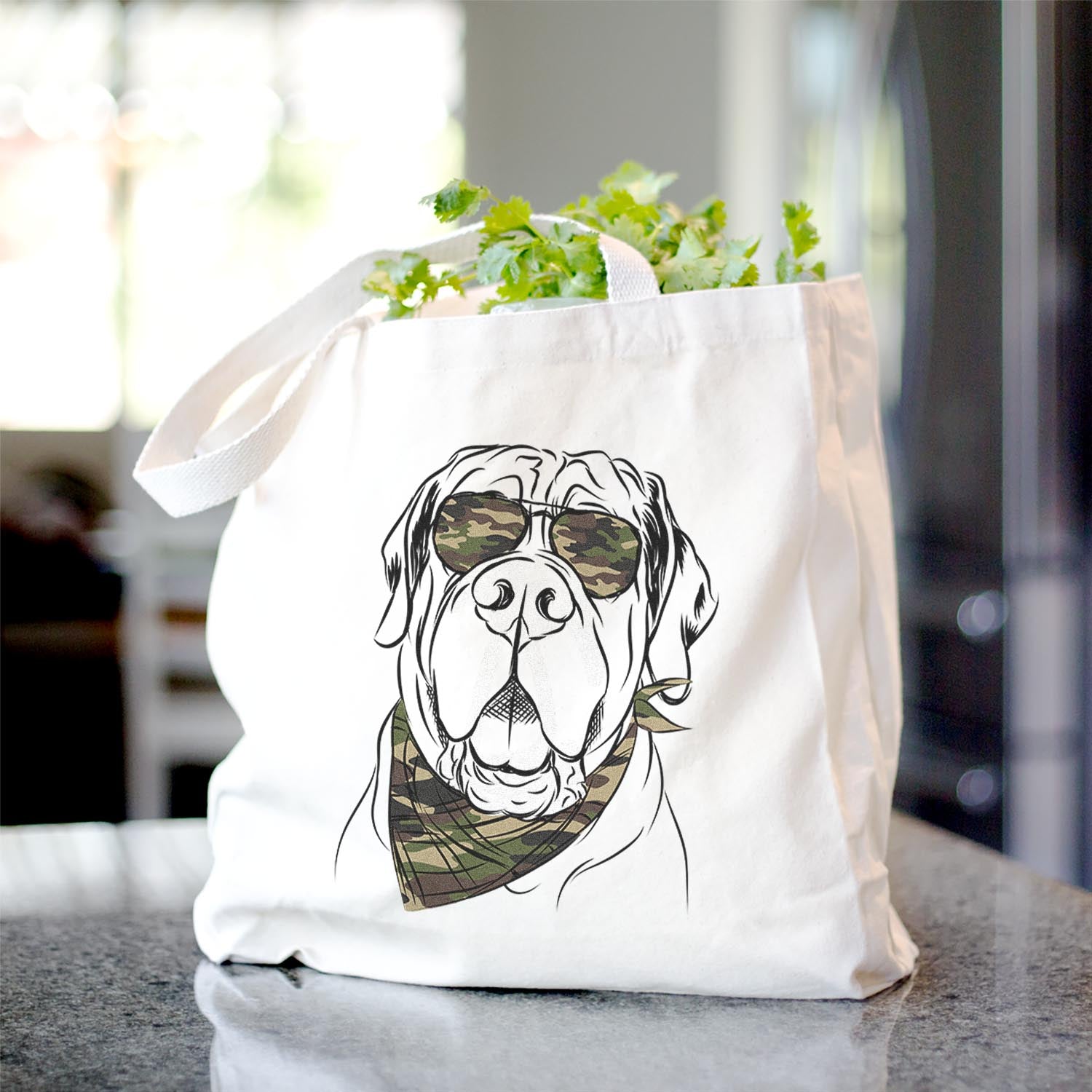 Tufton the English Mastiff - Tote Bag