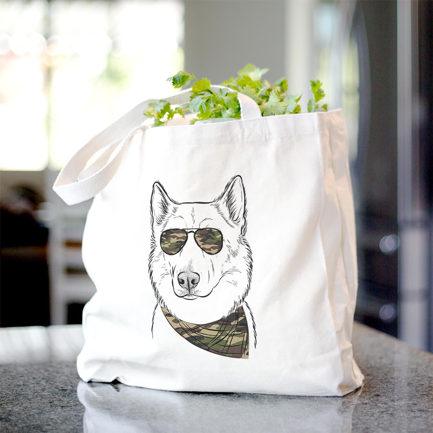 Vox the Siberian Husky - Tote Bag