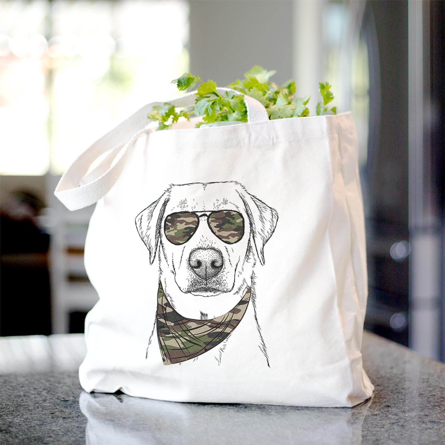 Zoe the Yellow Lab - Tote Bag