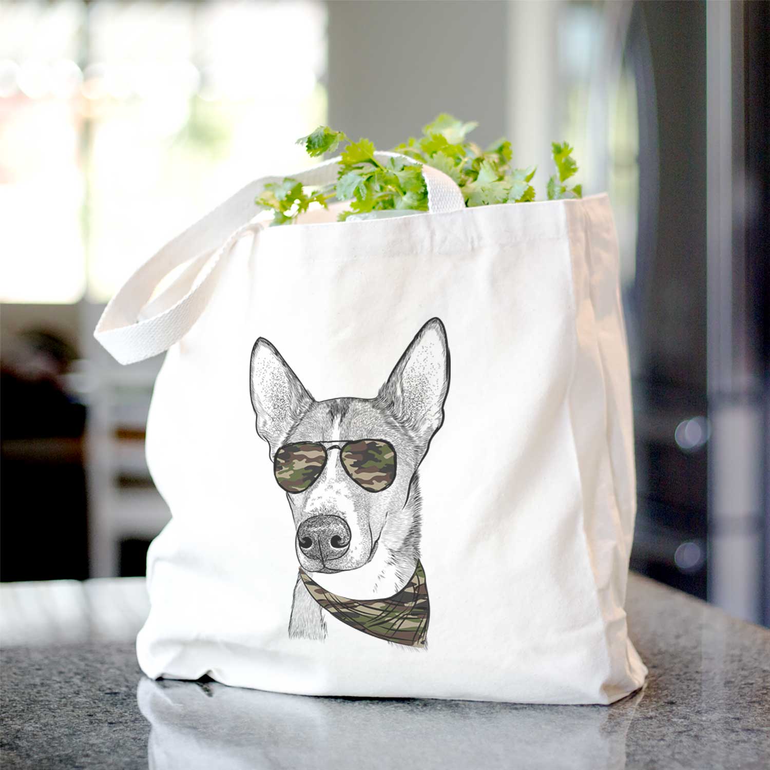 Anubis the Alaskan Husky - Tote Bag