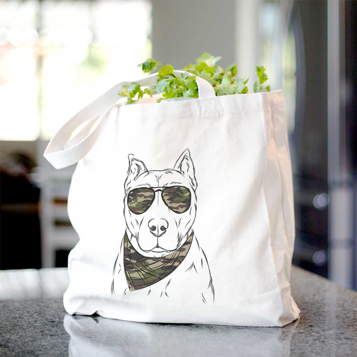 Bane the Pitbull Mix - Tote Bag