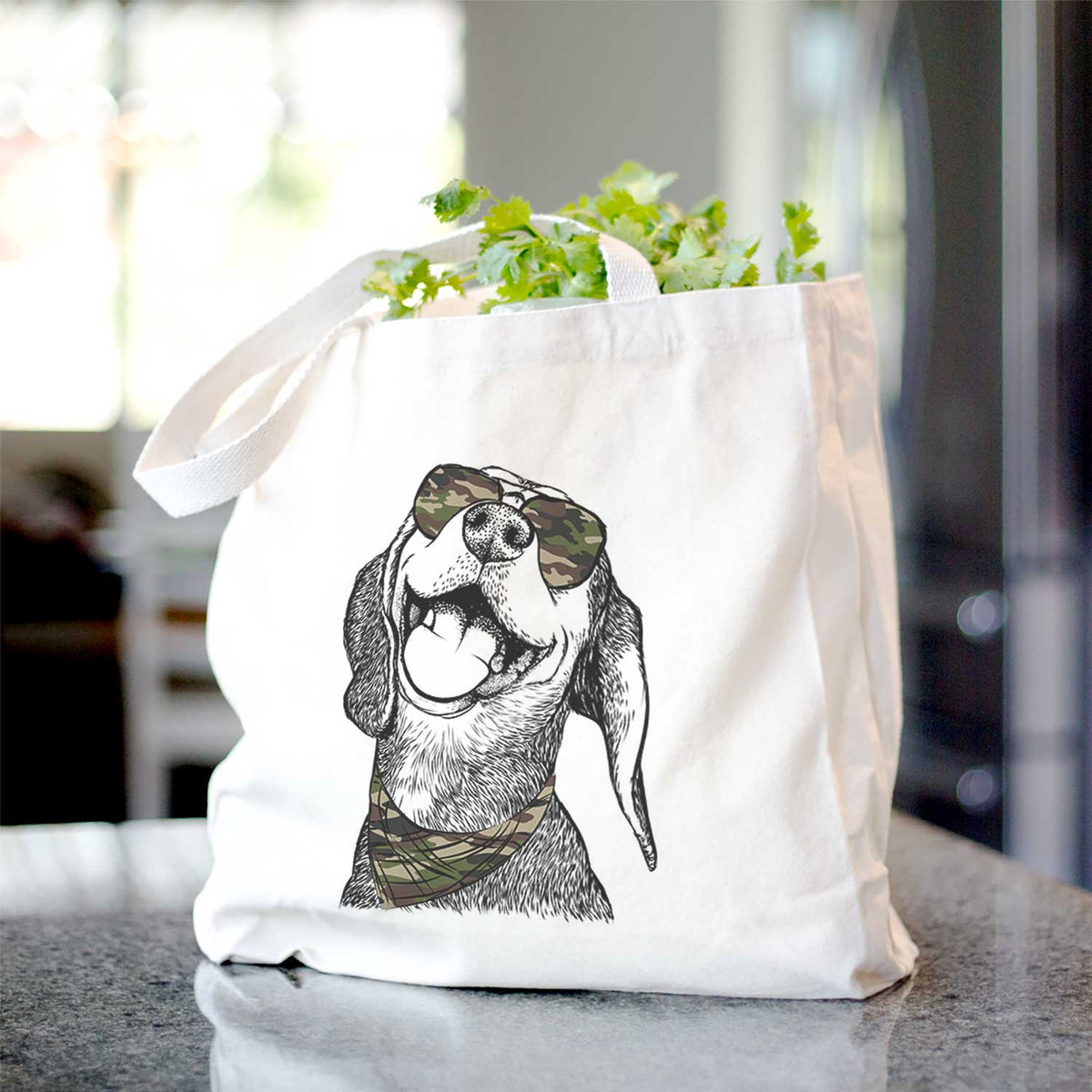 Belle the Hound Mix - Tote Bag