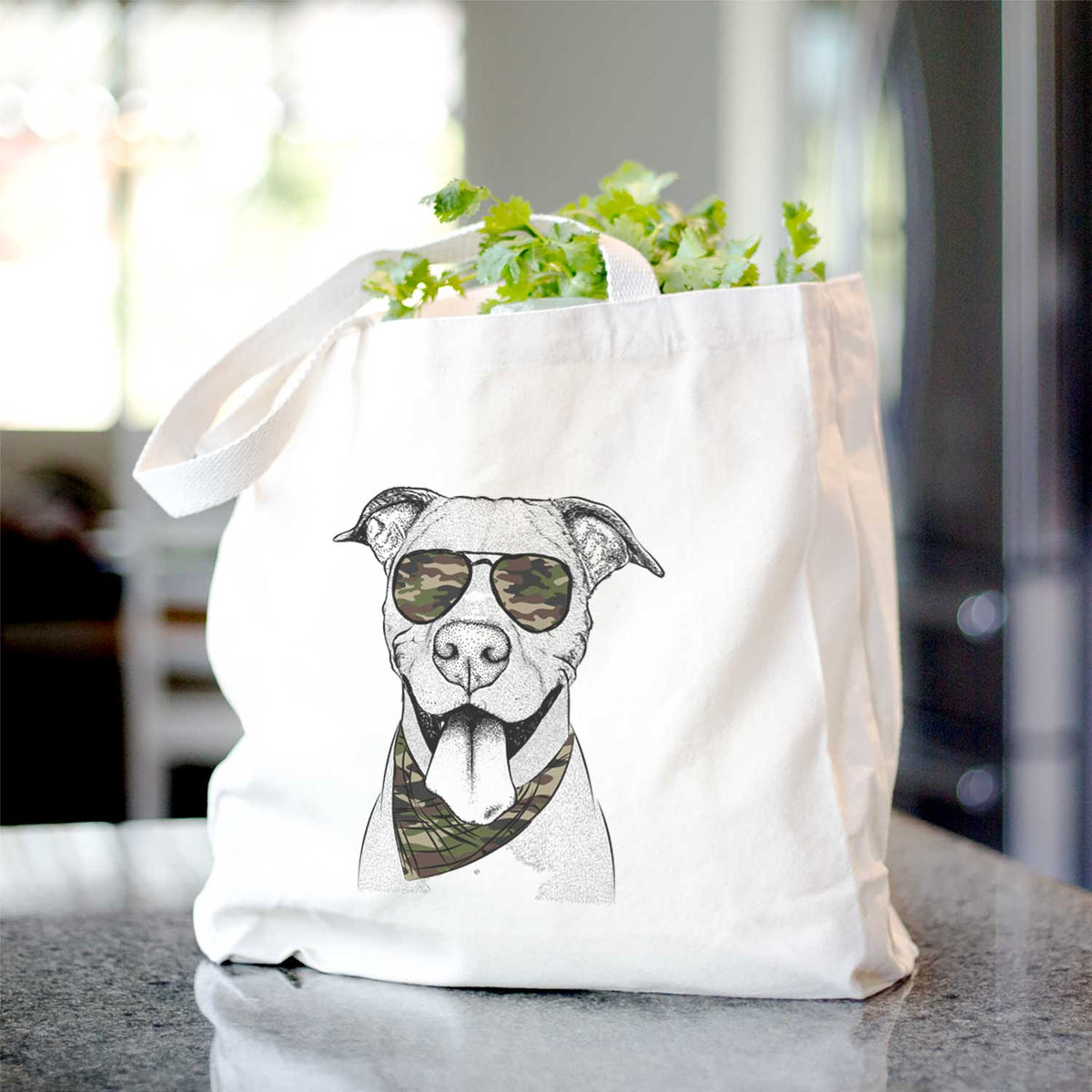 Bruce the American Staffordshire Terrier - Tote Bag