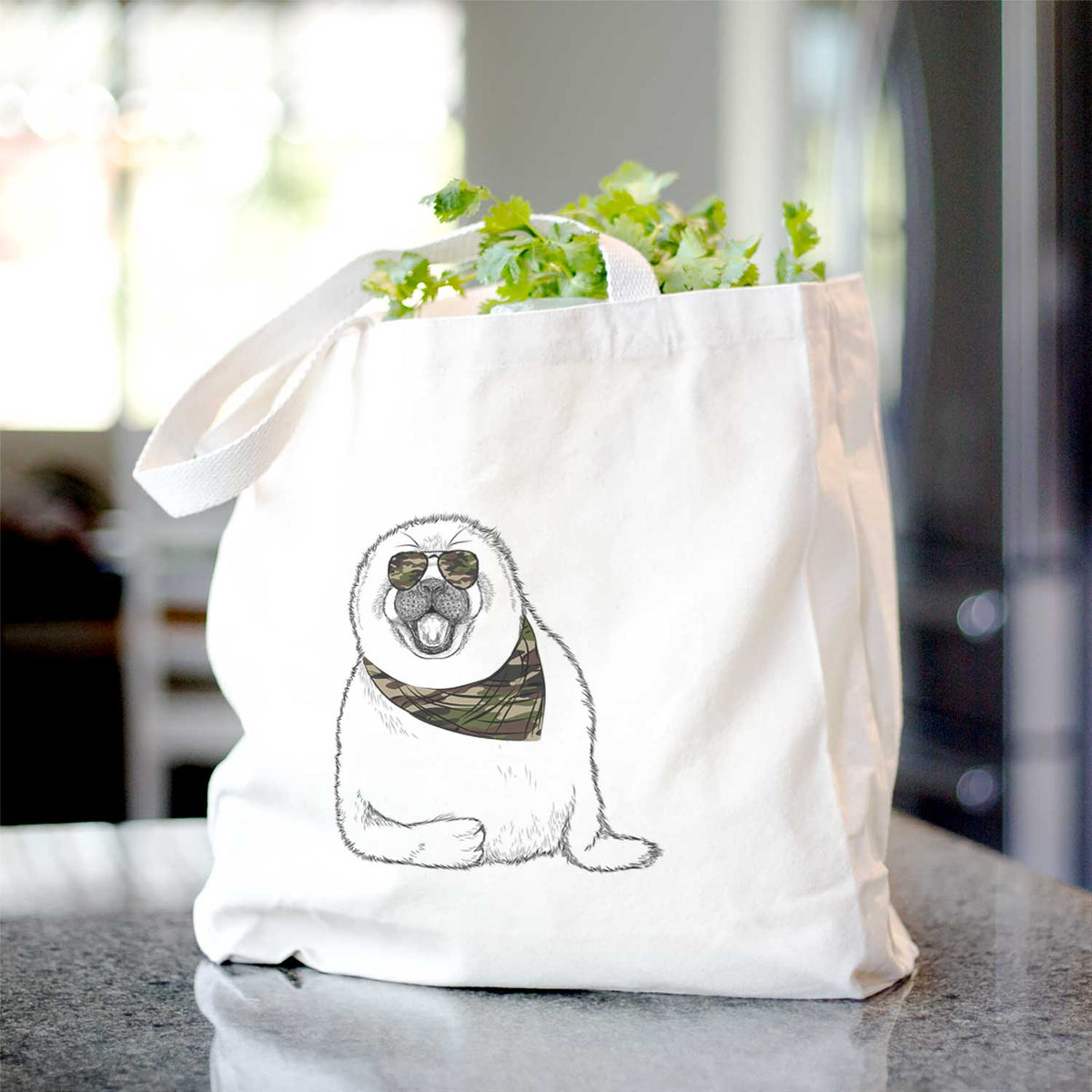 Bub the Harp Seal - Tote Bag
