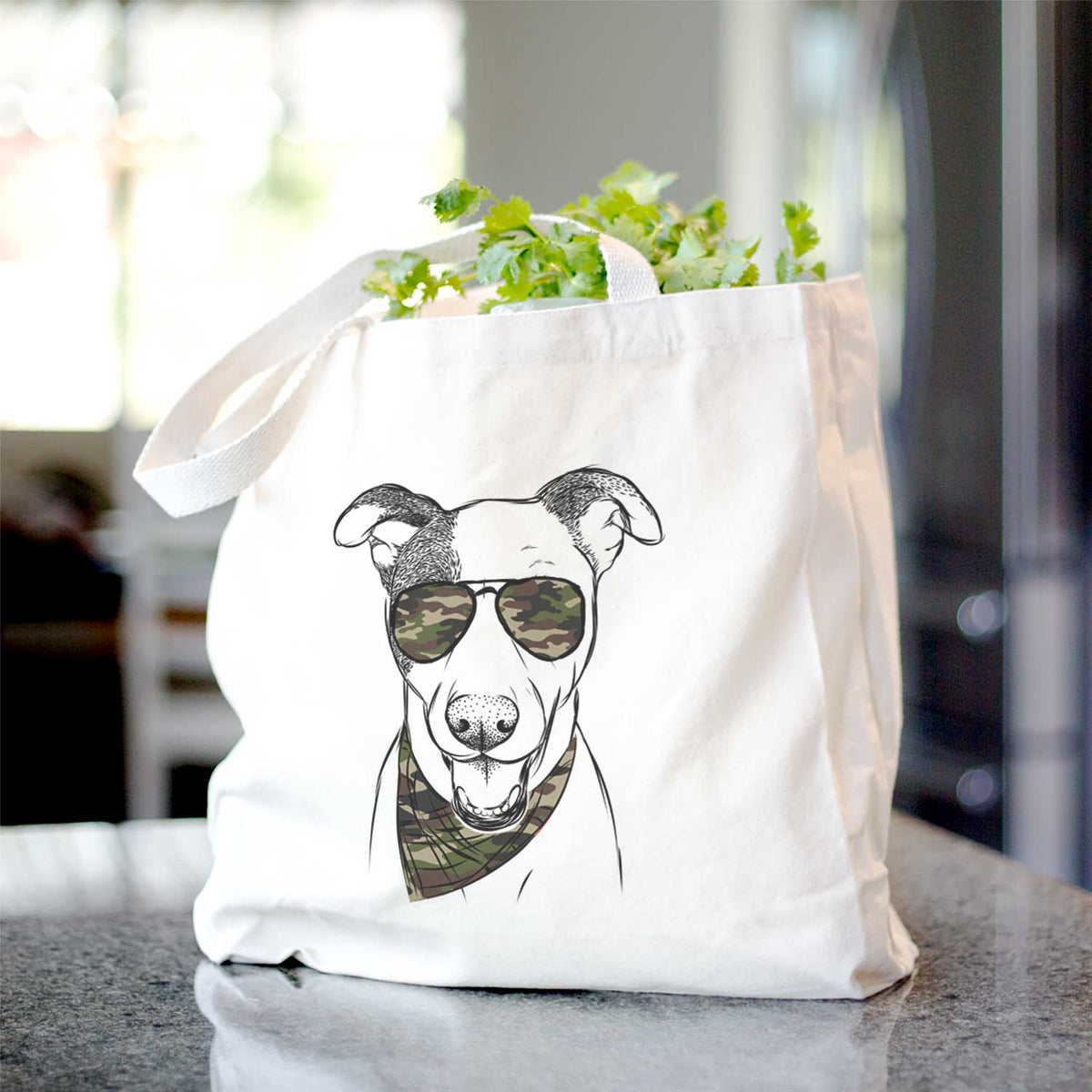 Bucky the Mixed Breed - Tote Bag