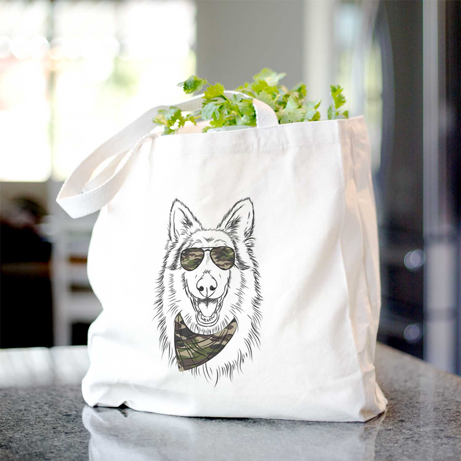 Cannon the Rough Collie - Tote Bag