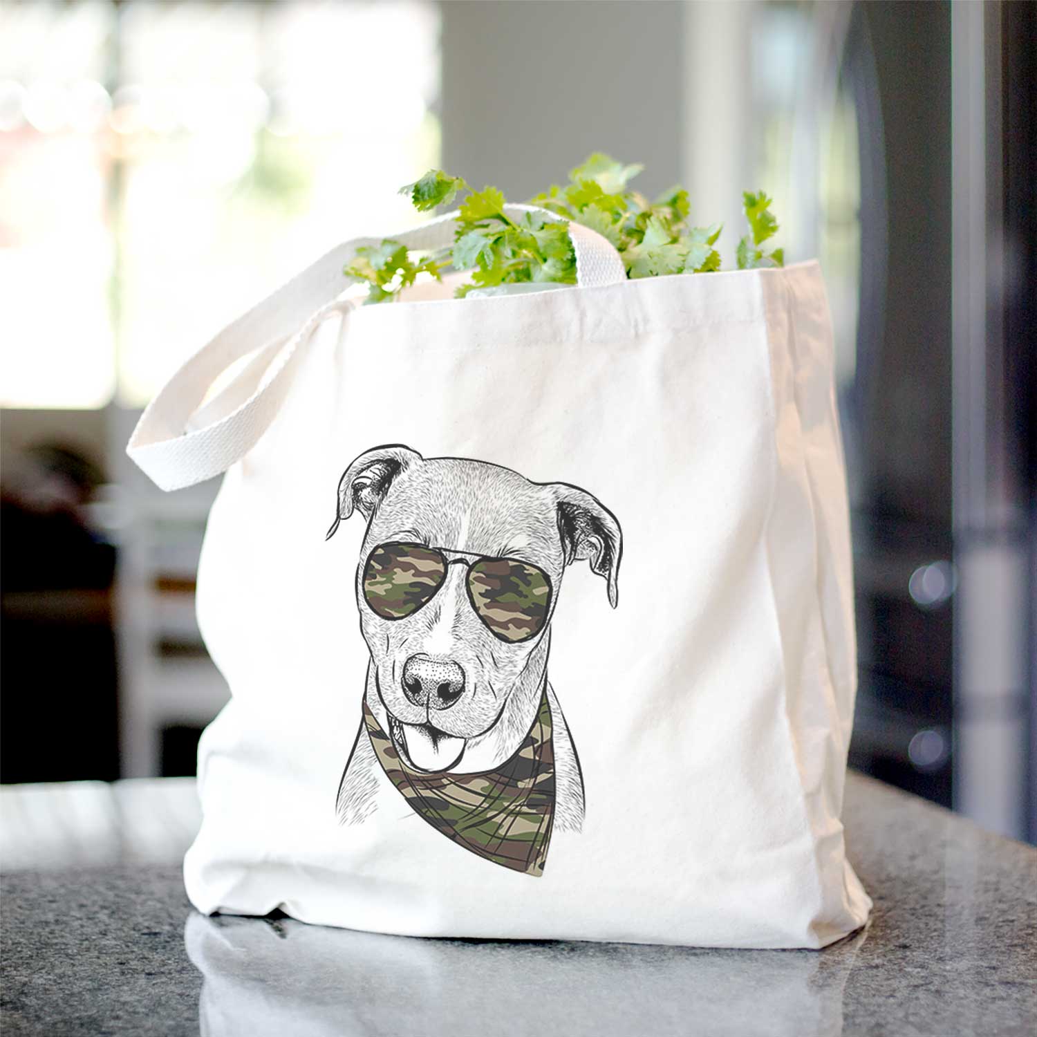 Claiborne the American Staffordshire Terrier - Tote Bag